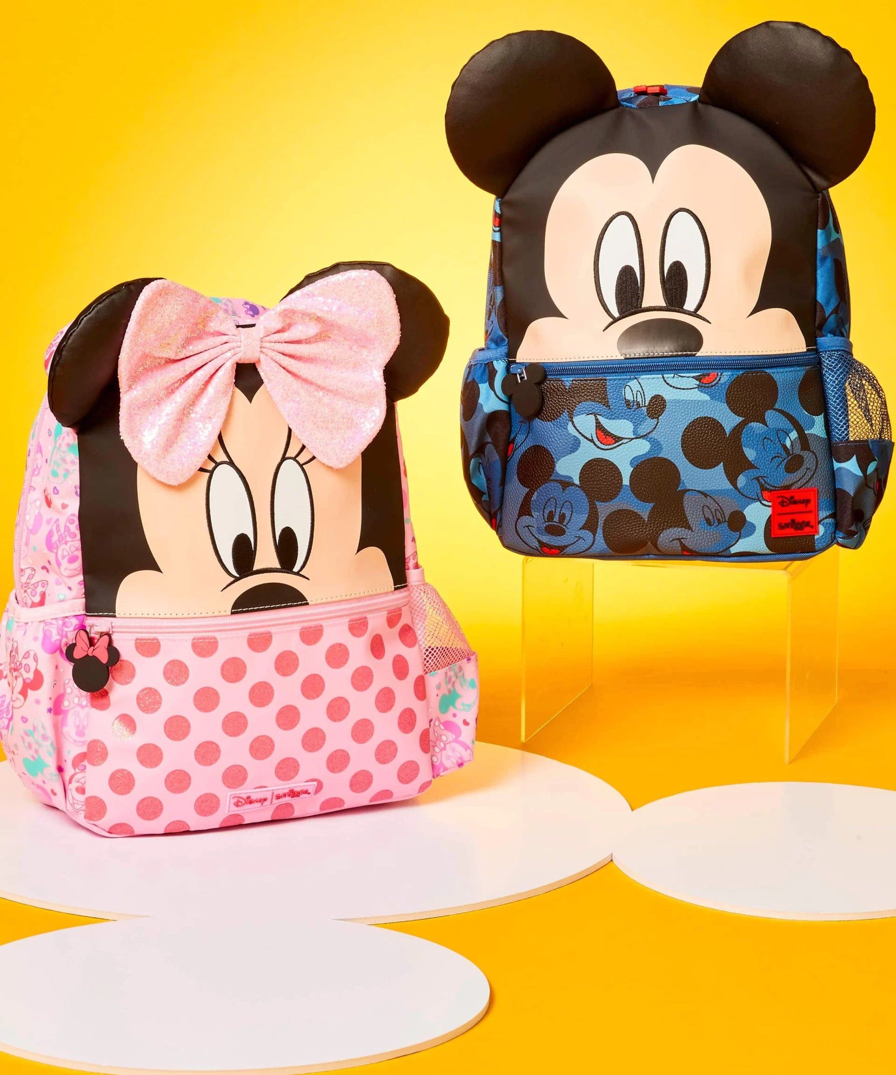 Smiggle - Mickey Mouse Şapkalı Anaokulu Sırt Çantası-Dinossi