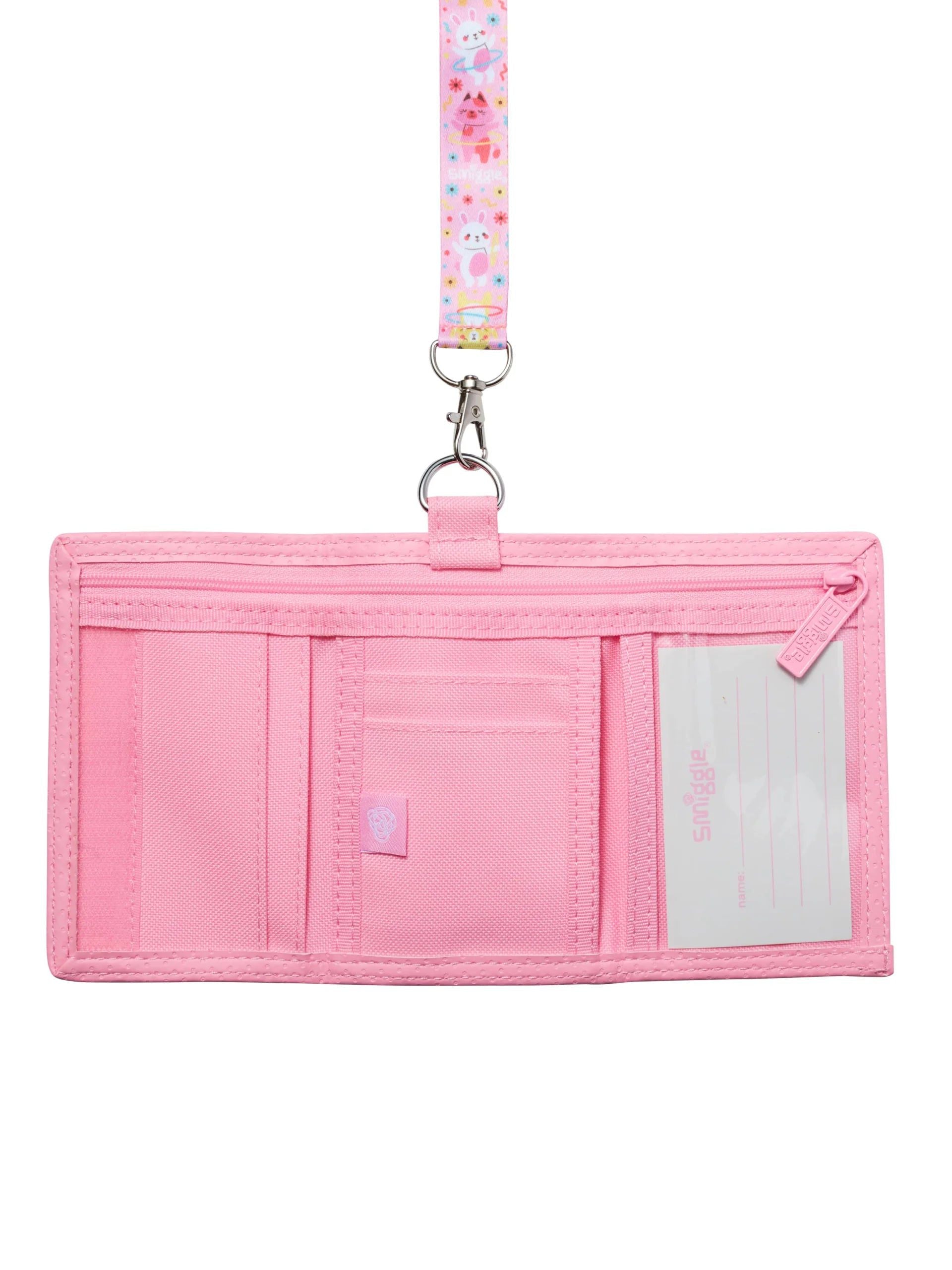 Smiggle - Lets Play Askılı Çocuk Cüzdanı-Dinossi