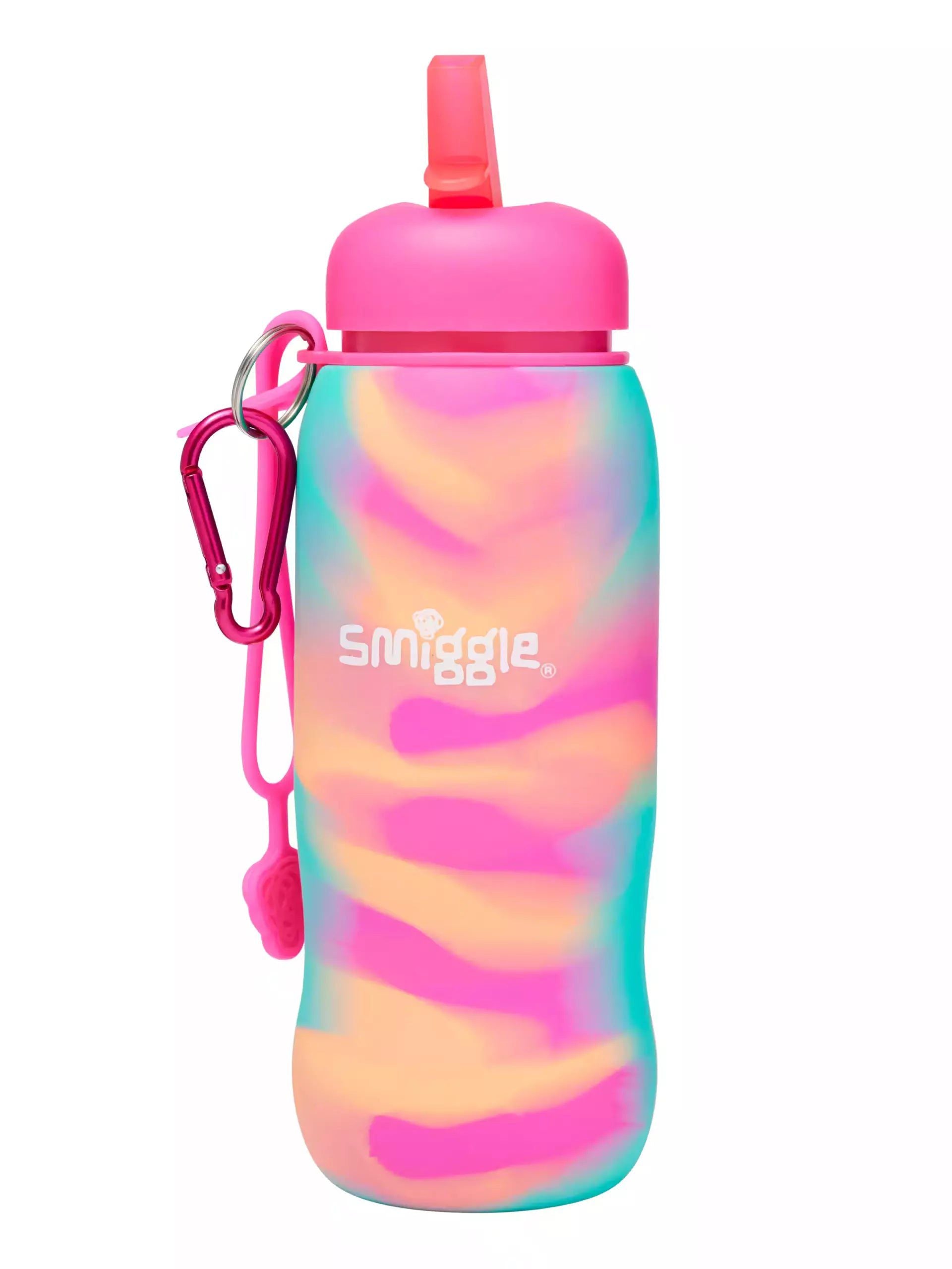 Smiggle – Vivid Katlanabilir Pipetli 630ML Suluk-Dinossi