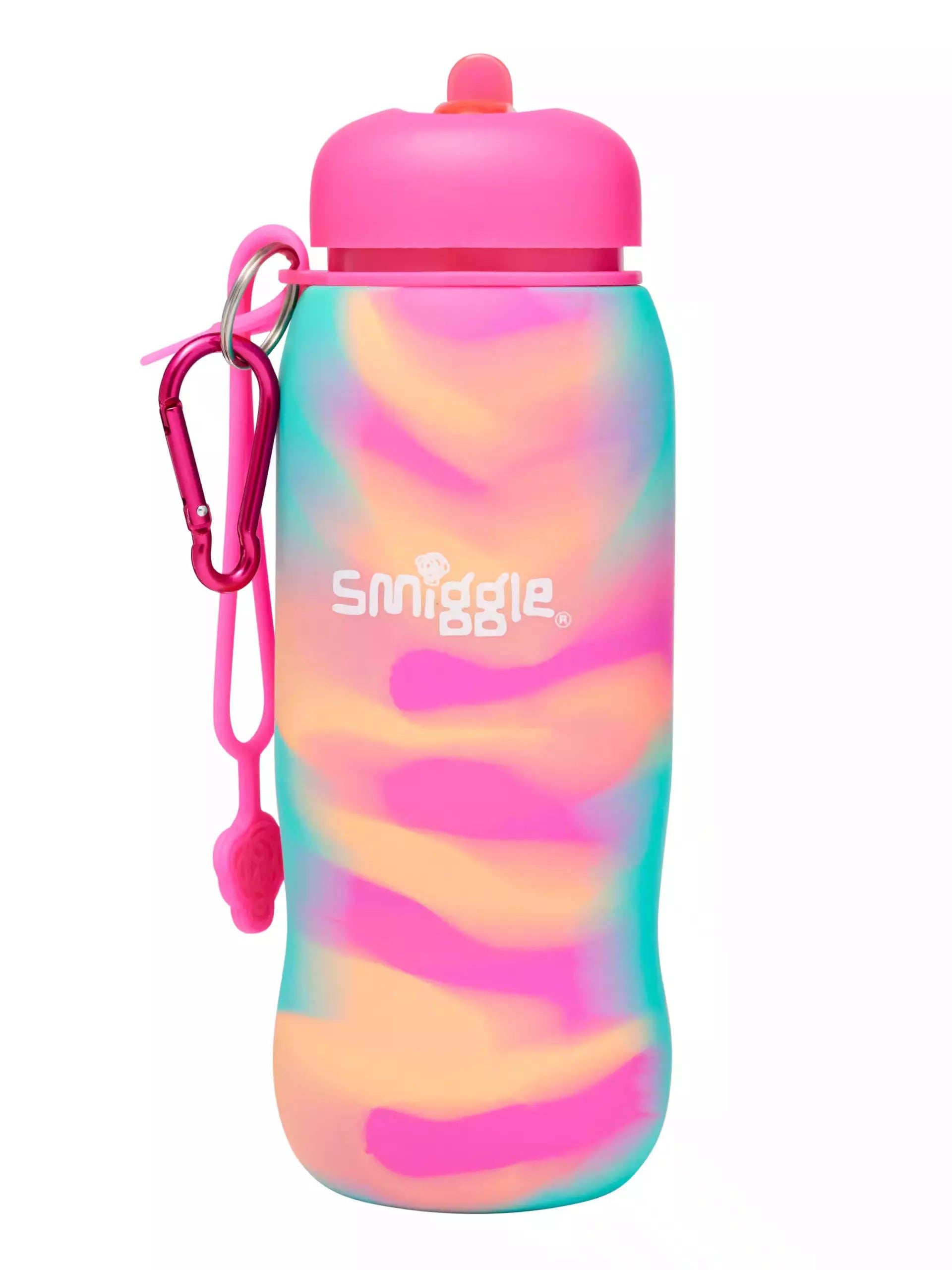 Smiggle – Vivid Katlanabilir Pipetli 630ML Suluk-Dinossi