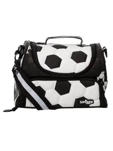 Smiggle - Goal Çift Katlı Askılı Beslenme Çantası-Dinossi