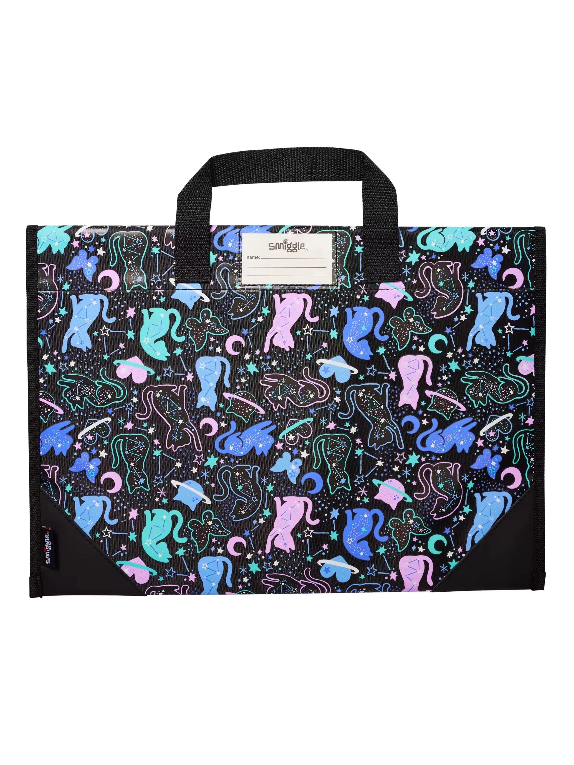 Smiggle - Wild Side Dosya ve Ödev Taşıma Çantası-Dinossi