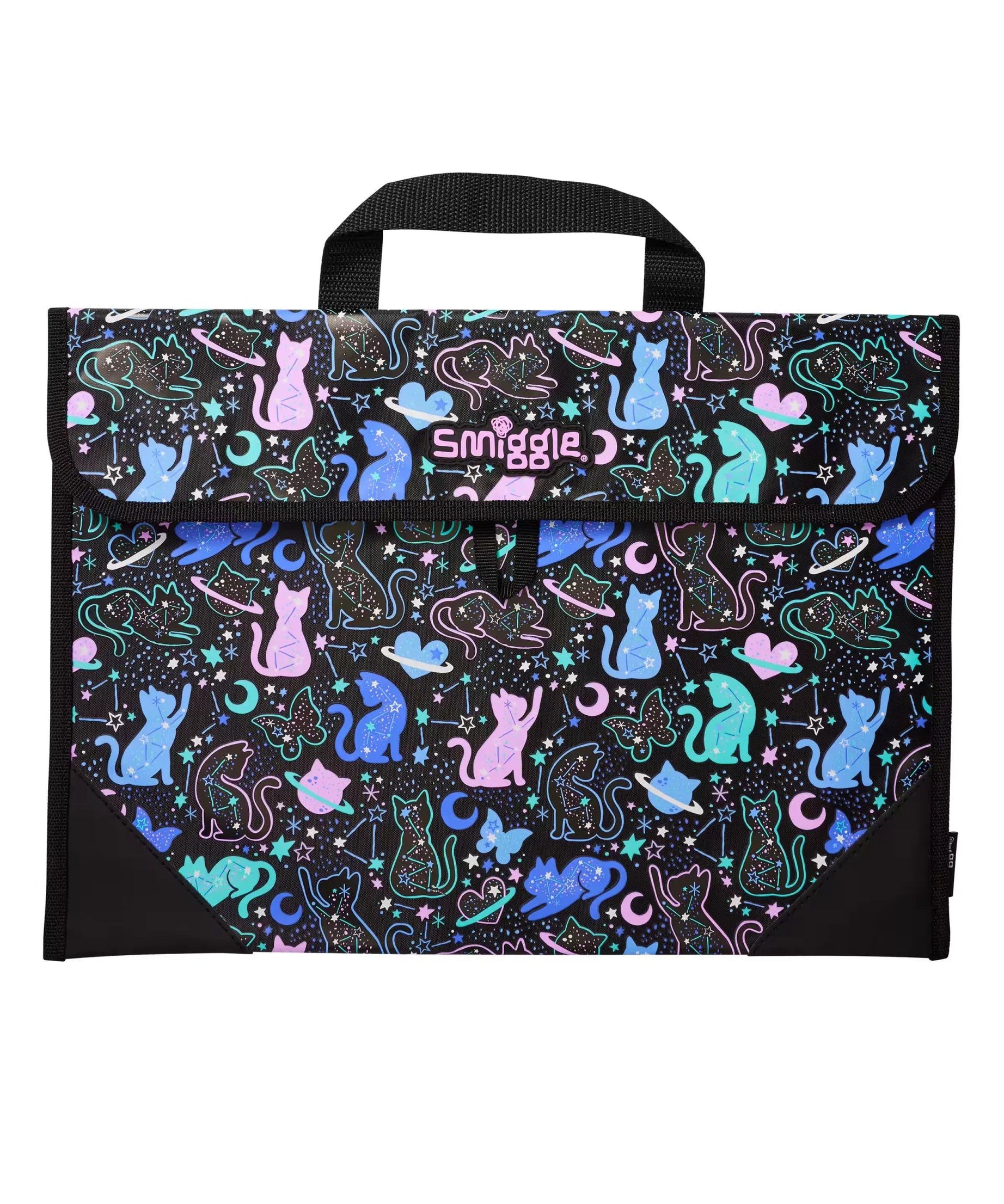 Smiggle - Wild Side Dosya ve Ödev Taşıma Çantası-Dinossi