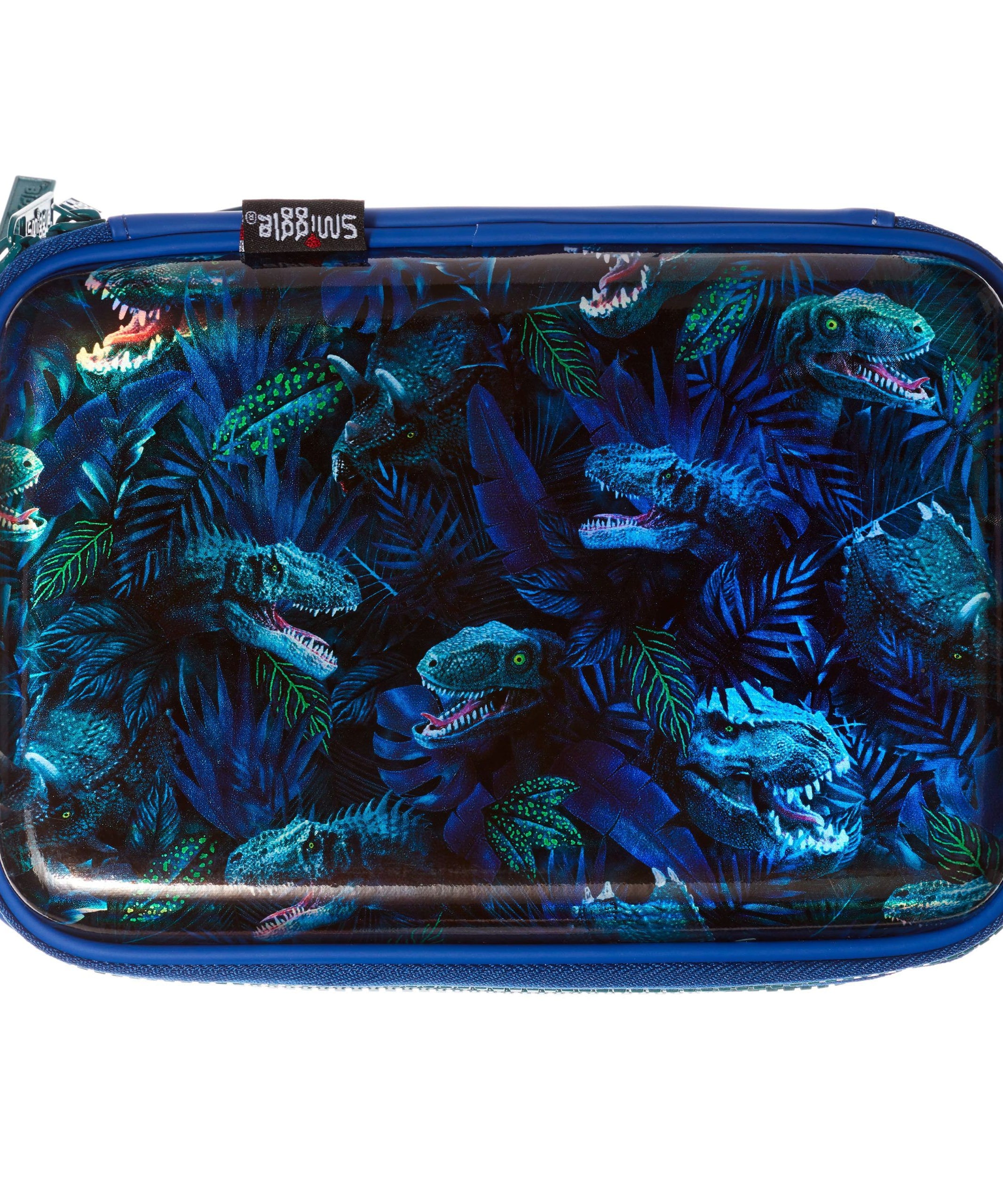 Smiggle - Galaxy Double Korkunç Dinozorlar Kalem Kutusu-Dinossi