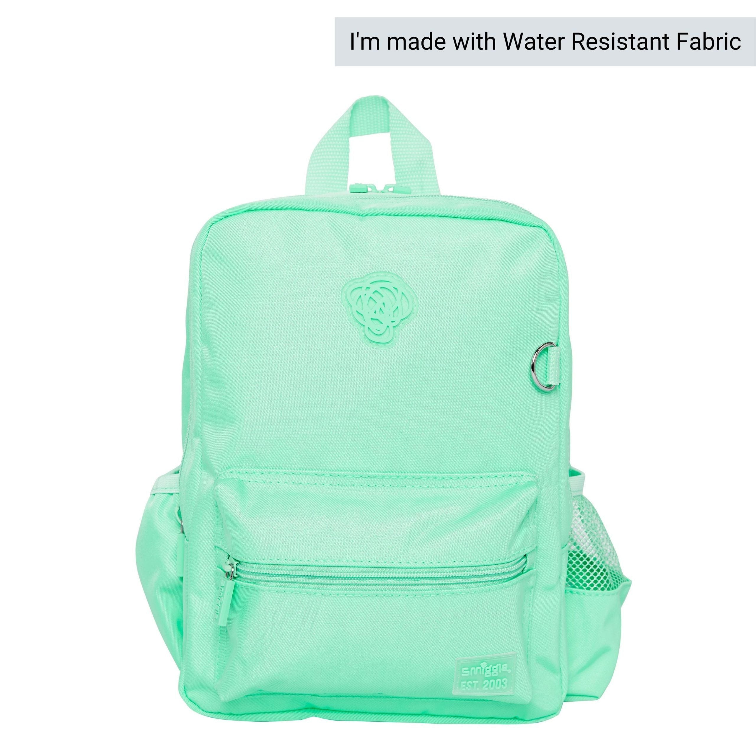 Smiggle - Sorbet Mini Mint Yeşili Su Geçirmez Sırt Çantası-Dinossi