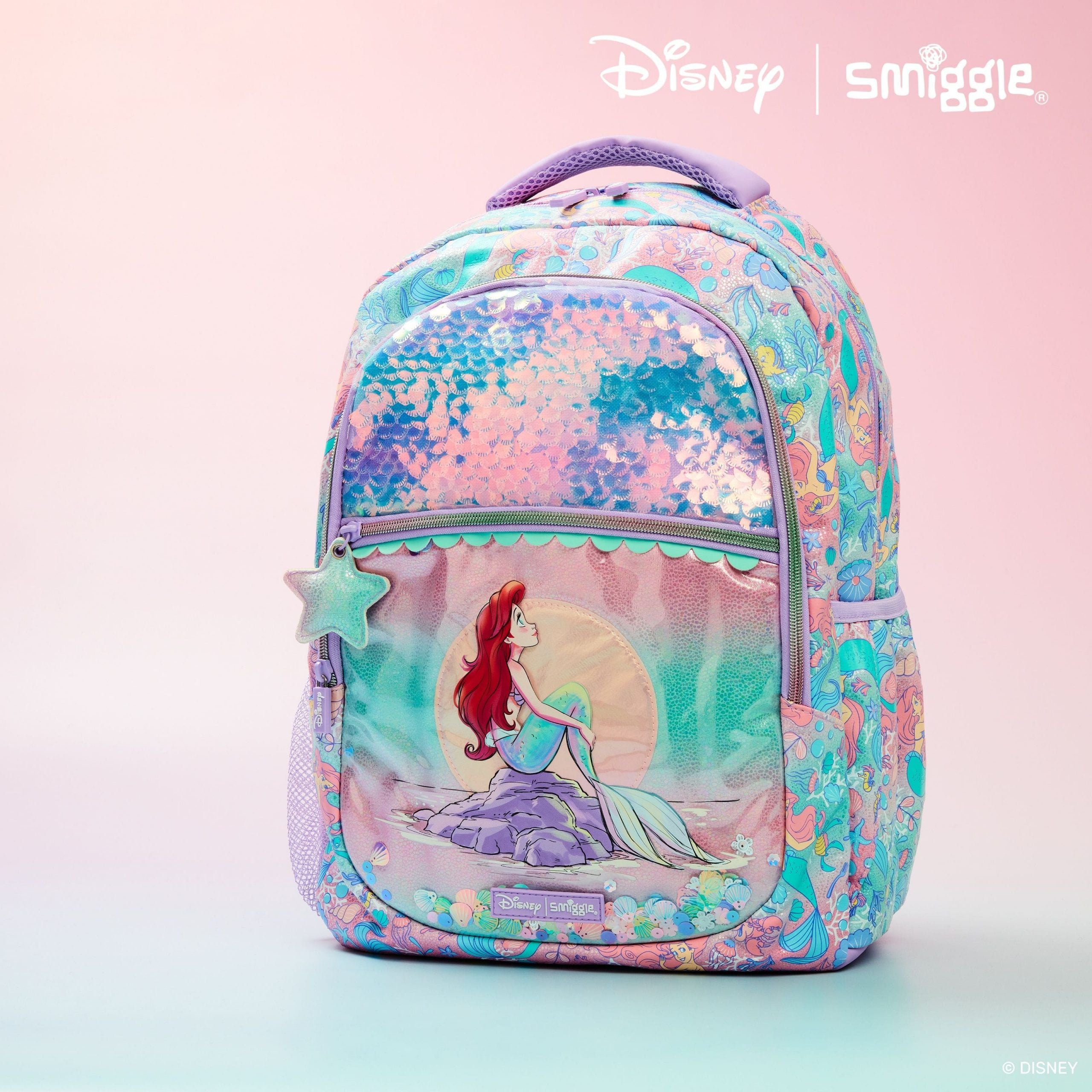 Smiggle - Disney Prenses Klasik Sırt Çantası-Dinossi