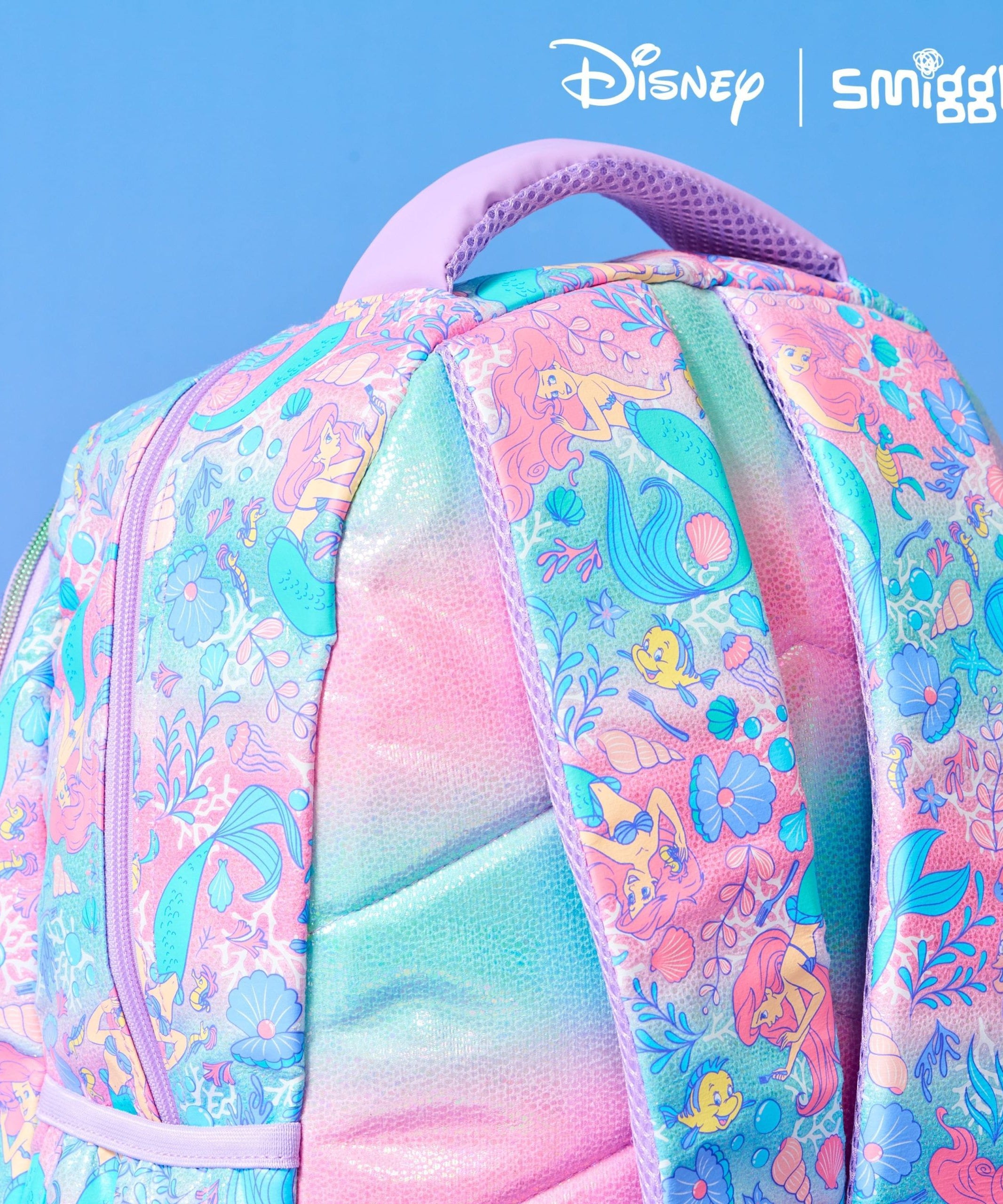 Smiggle – Disney Prenses Ariel 4'lü Okul Çanta Seti-Dinossi