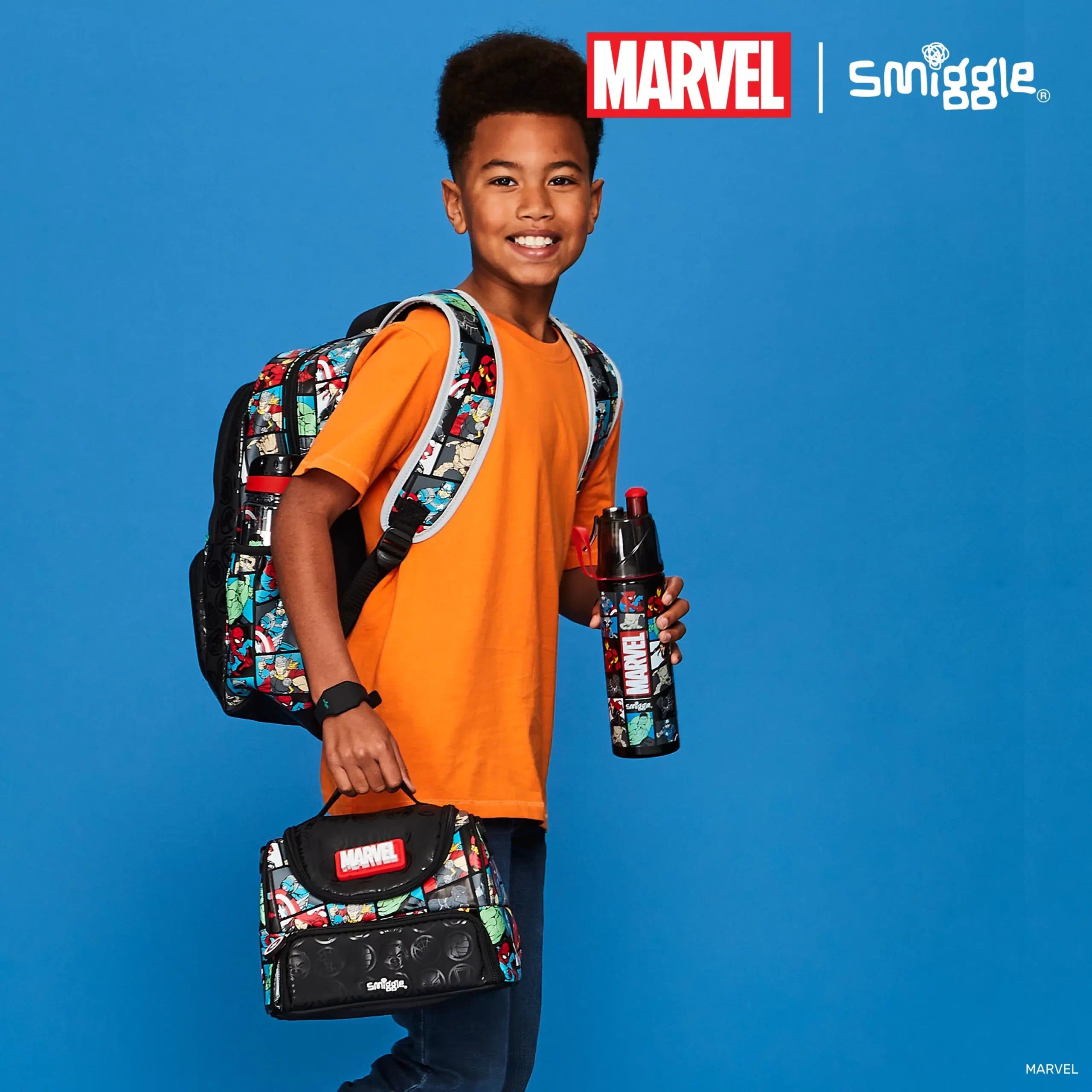 Smiggle - Marvel Klasik Sırt Çantası-Dinossi