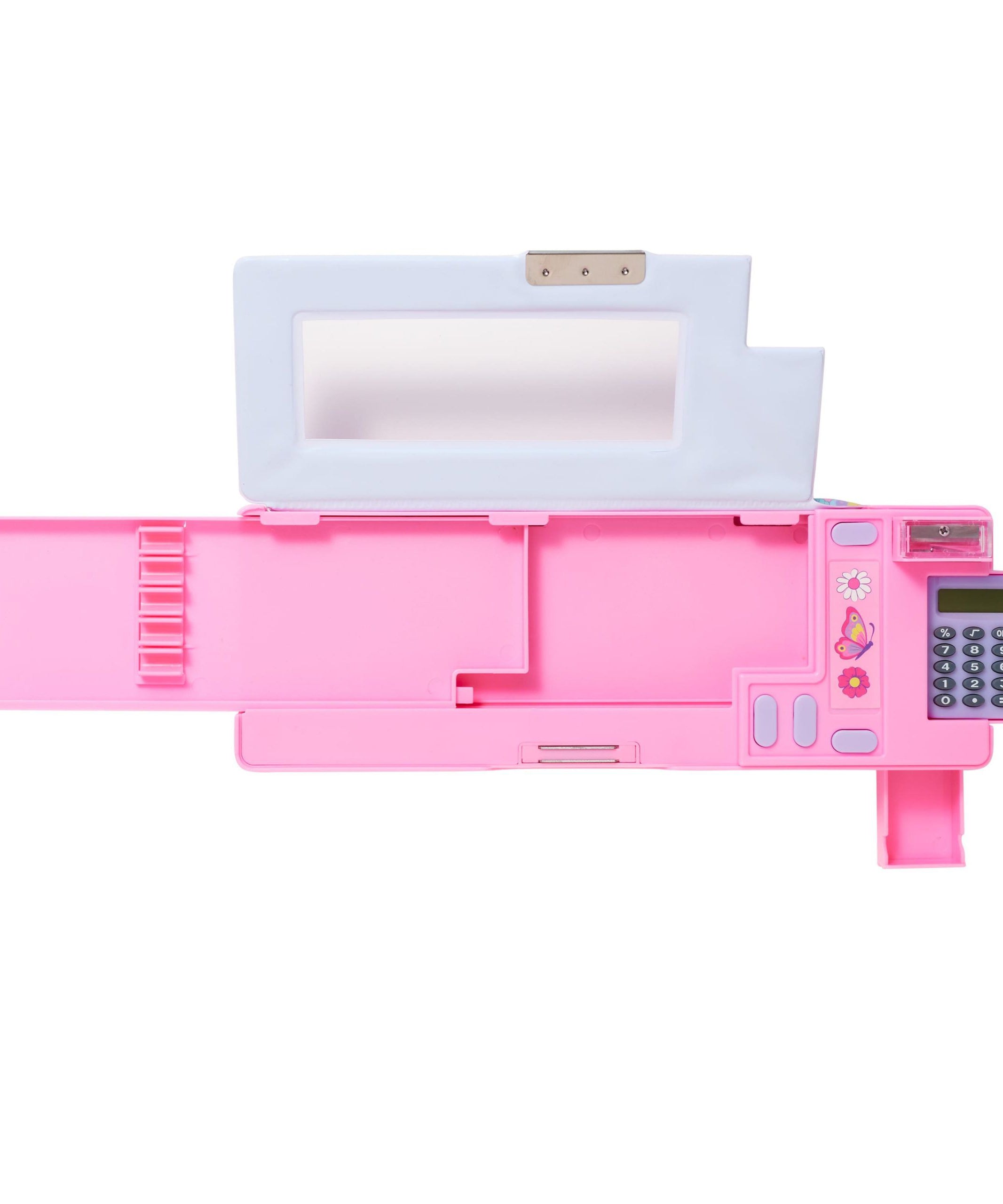 Smiggle - Hey There Hesap Makineli Otomatik Kalem Kutusu-Dinossi