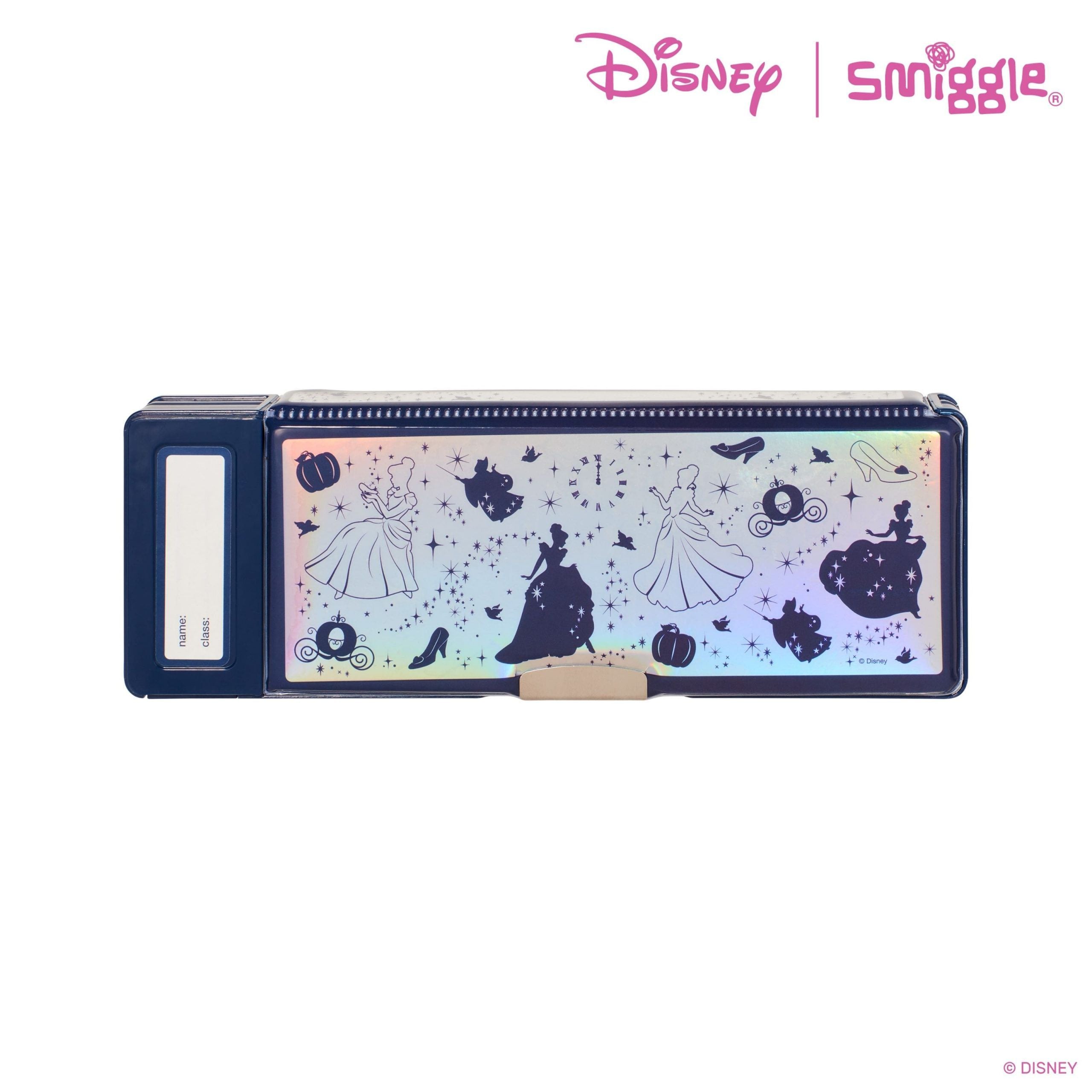 Smiggle - Disney Prenses Sindirella Hesap Makineli Otomatik Kalem Kutusu-Dinossi