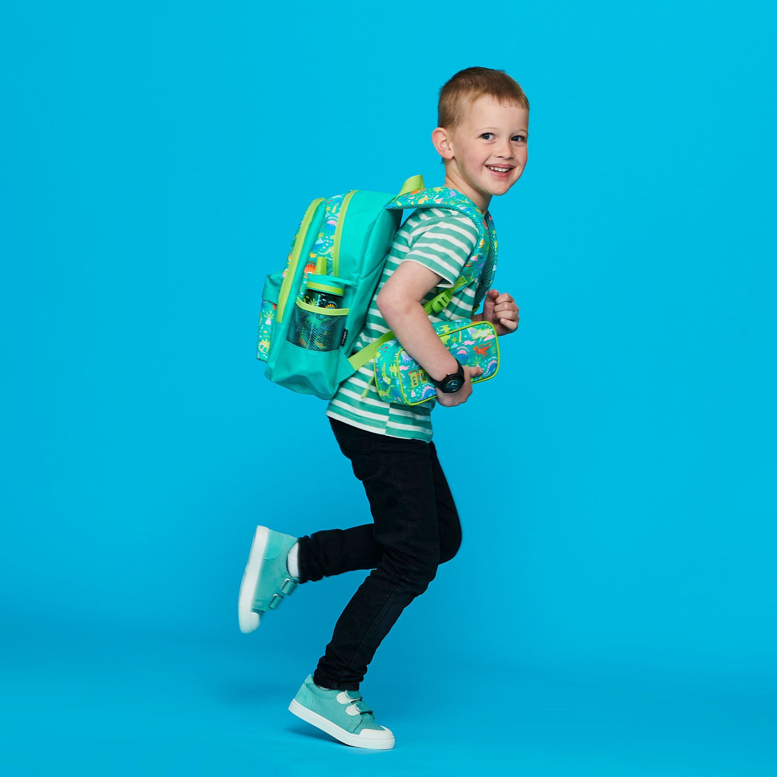 Smiggle - Cloud Nine Junior İsimlikli Cruiser Kalem Kutusu-Dinossi