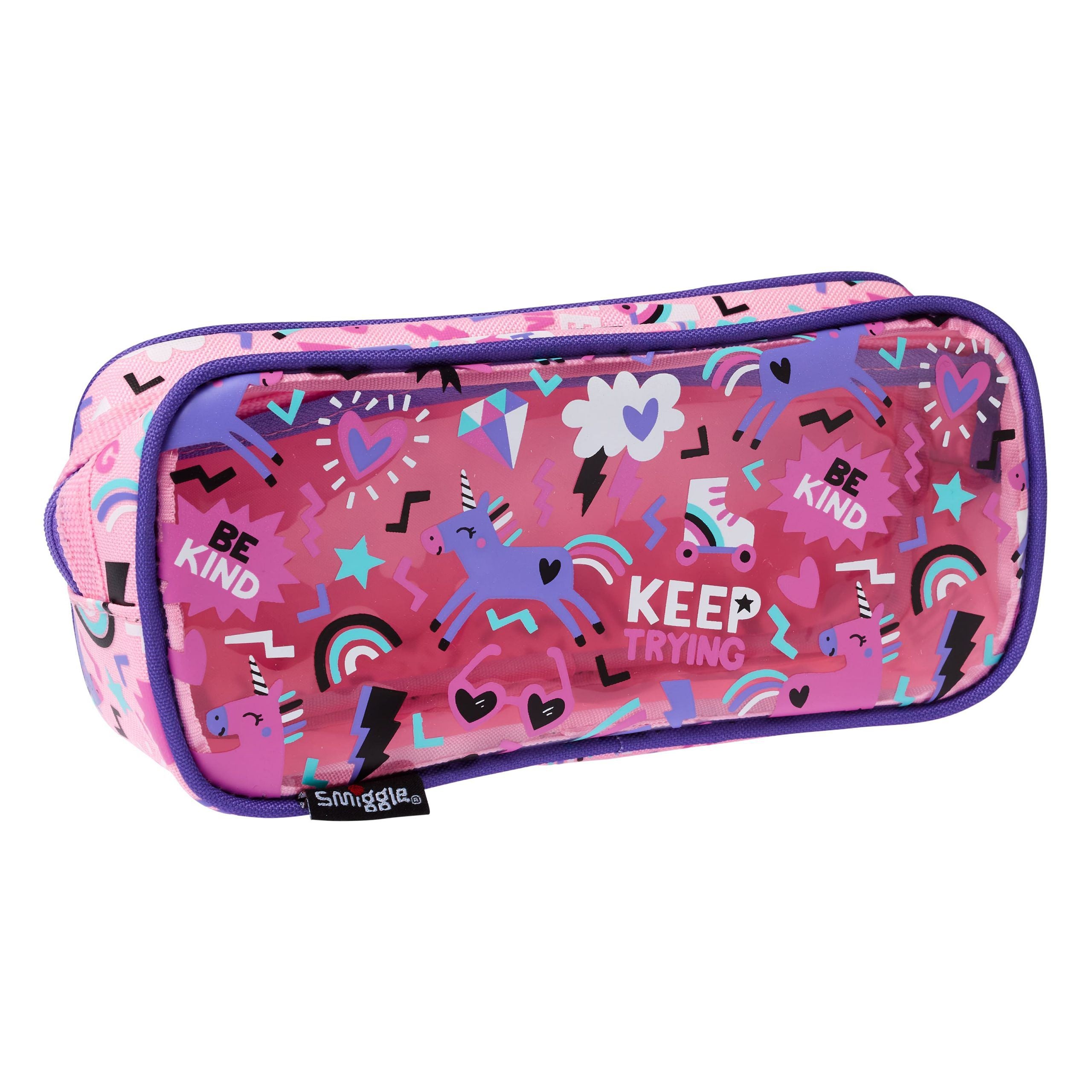 Smiggle - Cloud Nine Junior İsimlikli Cruiser Kalem Kutusu-Dinossi