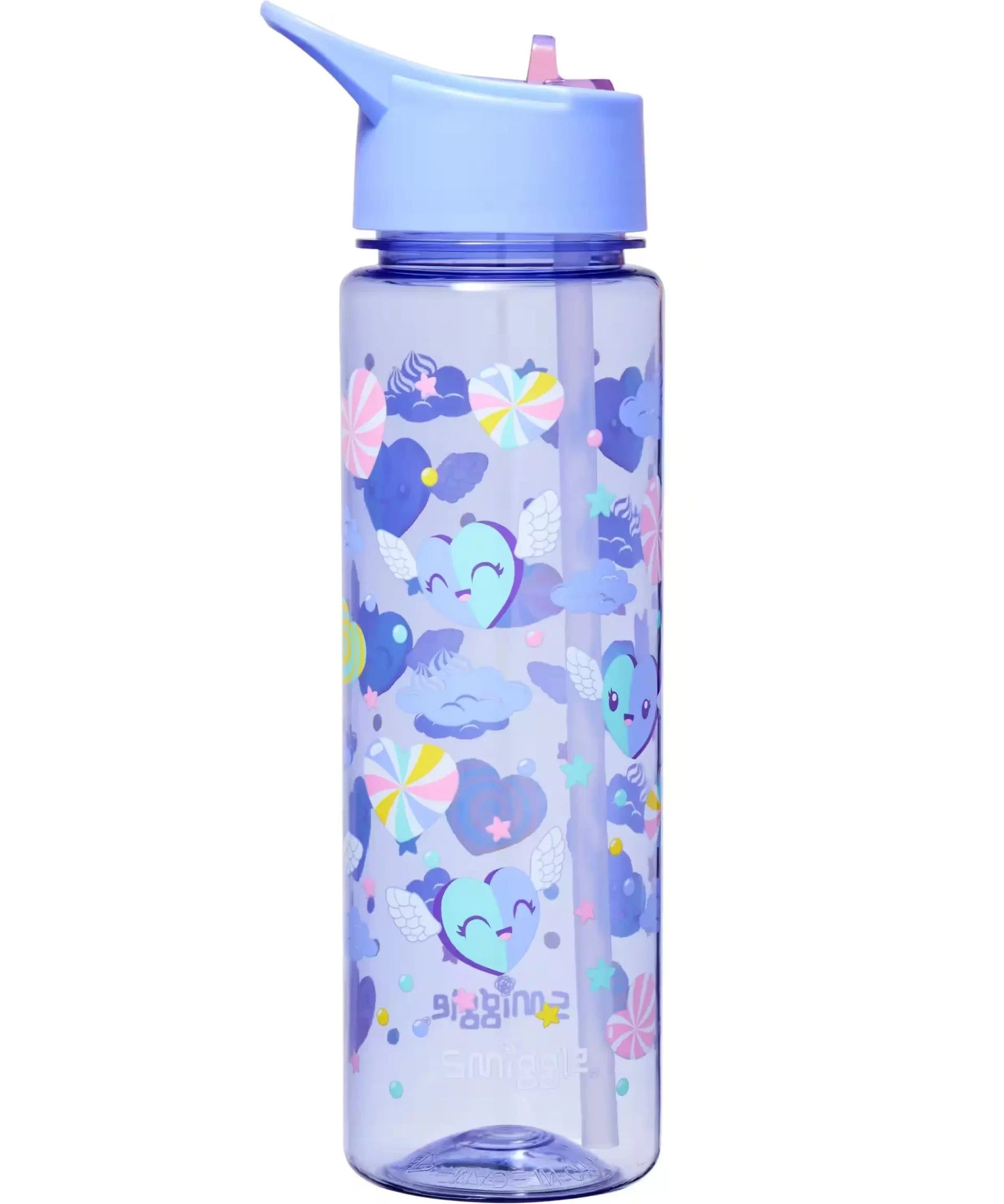 Smiggle - Peppy BPA'sız 750ML Pipetli Suluk-Dinossi