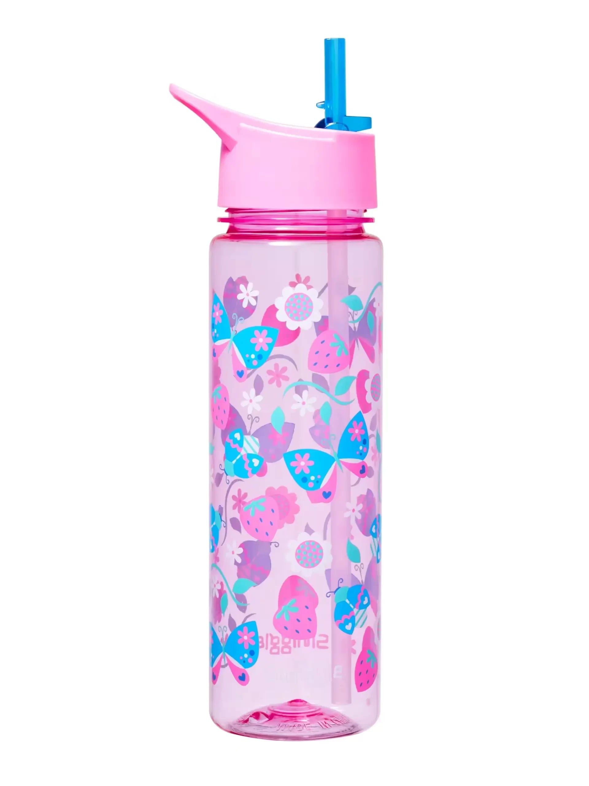 Smiggle - Peppy BPA'sız 750ML Pipetli Suluk-Dinossi