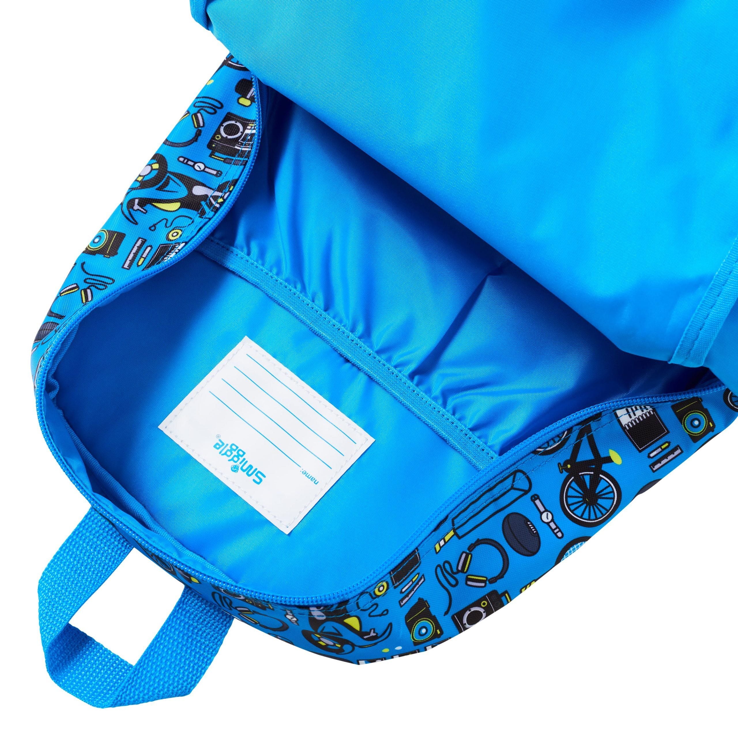 Smiggle - Giggle Serisi Mavi Sırt Çantası-Dinossi