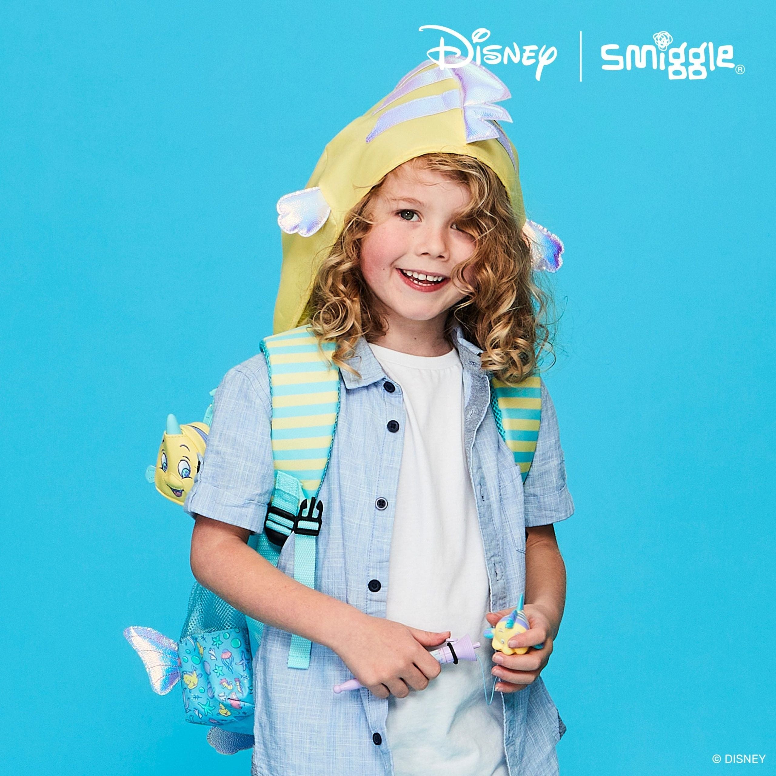 Smiggle - Disney Prenses Junior Hoodie Sırt Çantası-Dinossi
