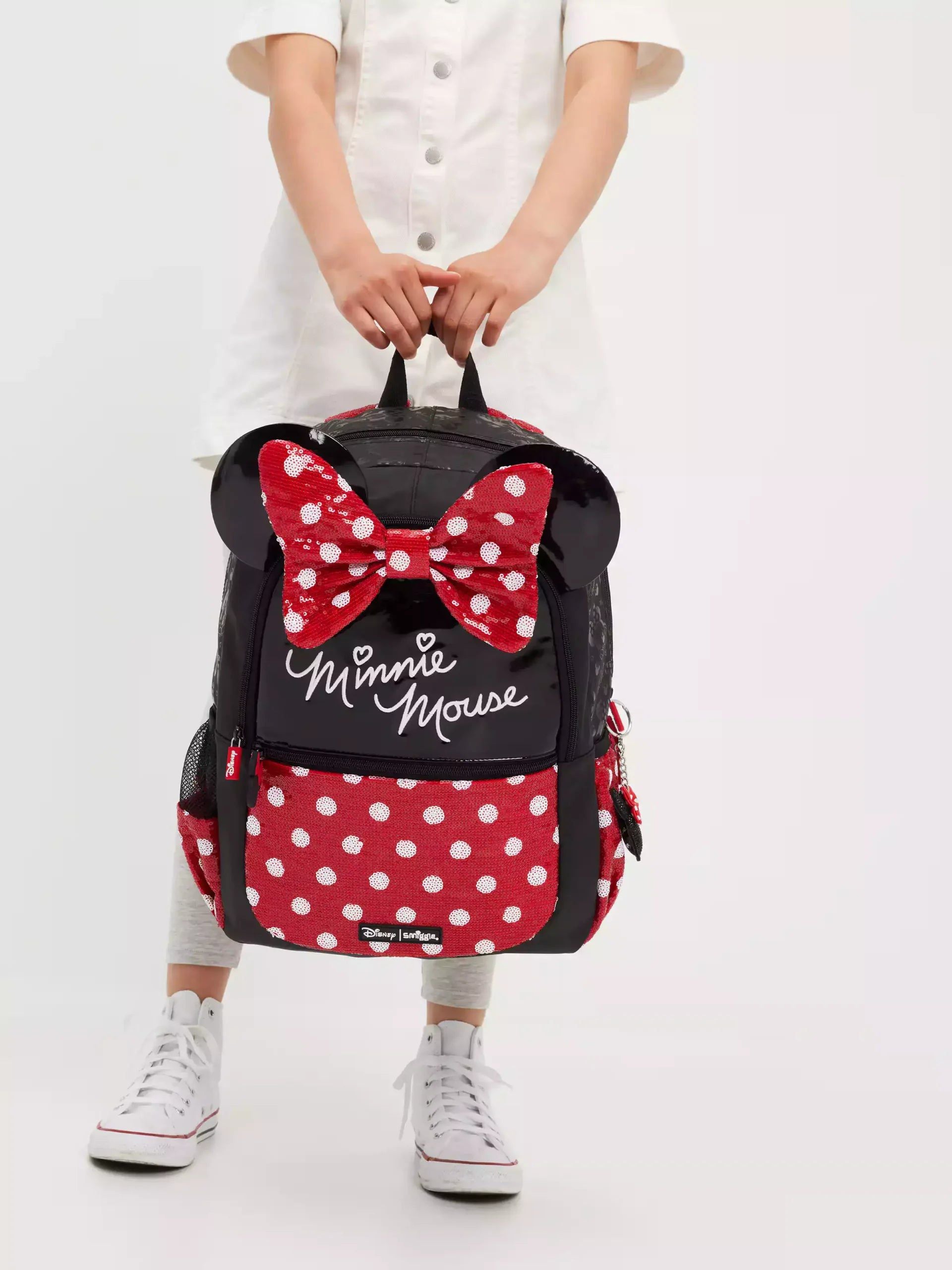 Smiggle - Disney Minnie Mouse 2li Okul Çanta Seti-Dinossi