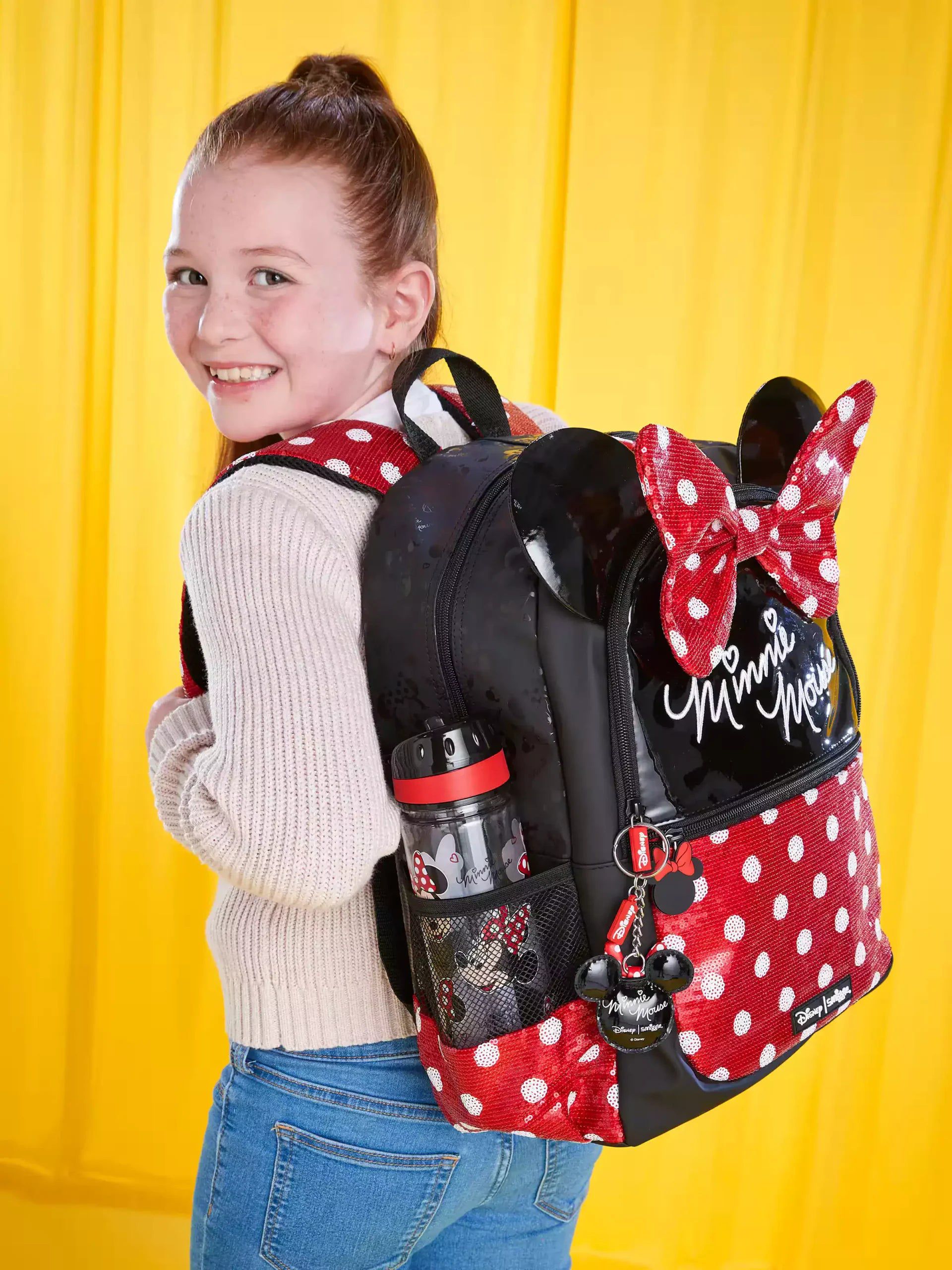 Smiggle - Disney Minnie Mouse 2li Okul Çanta Seti-Dinossi