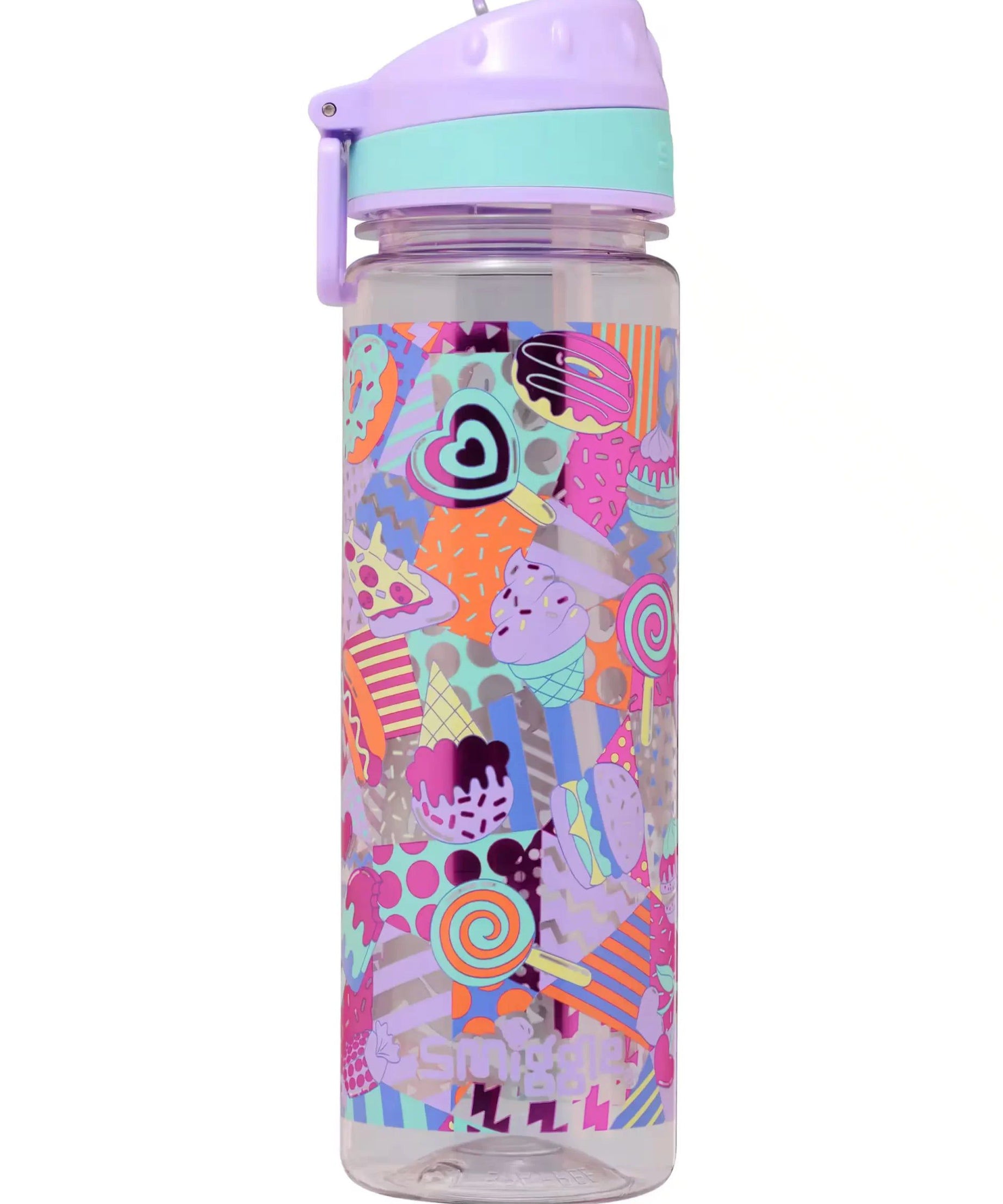 Smiggle - Away Drink Up Plastik İçecek Şişesi 650Ml-Dinossi