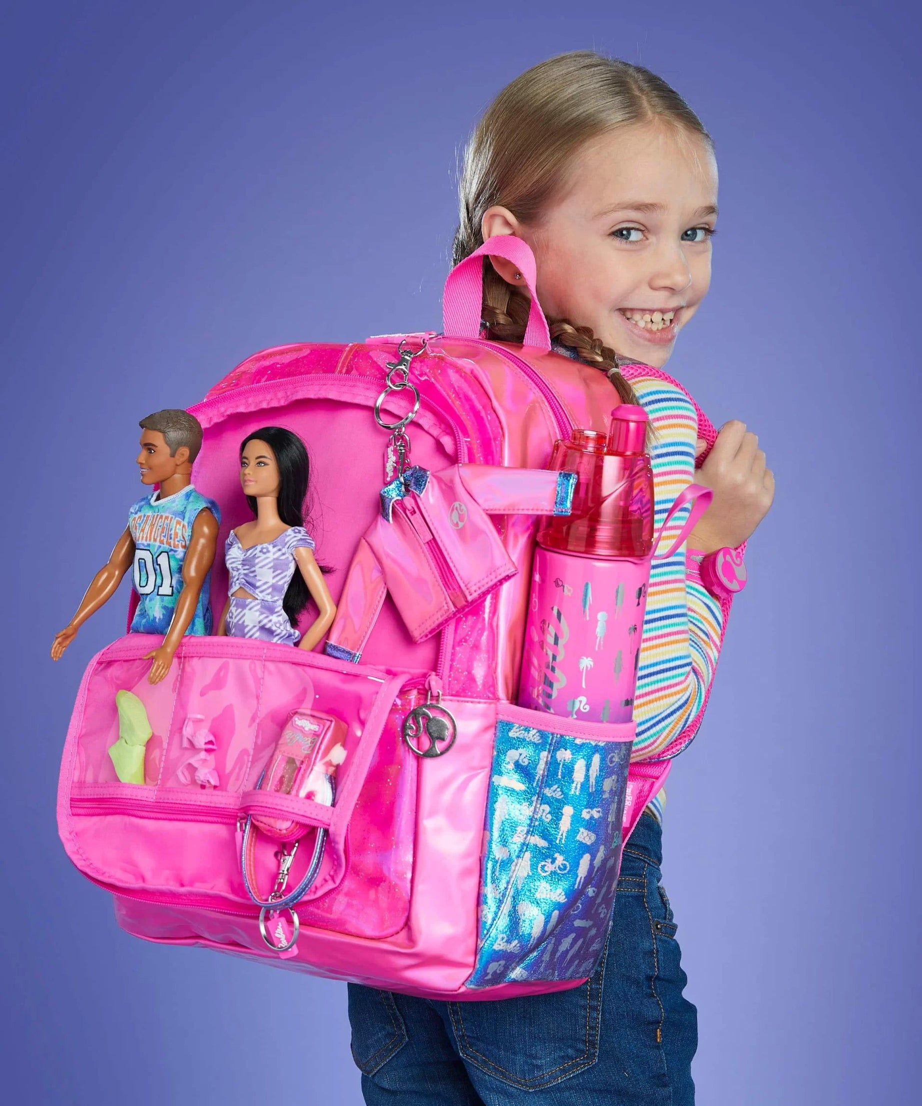 Smiggle - Barbie Klasik Sırt Çantası-Dinossi