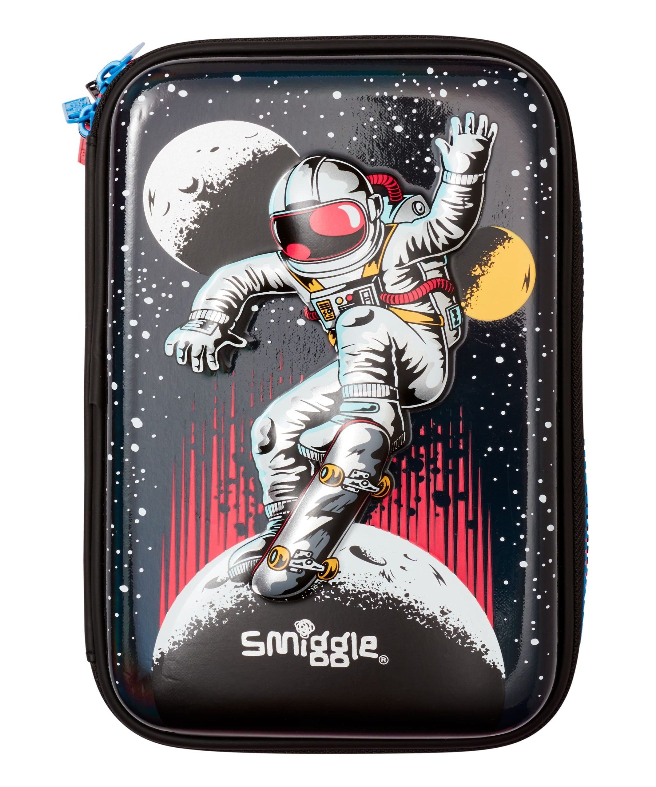 Smiggle - Moonlit Üçlü Hardtop Kalem Kutusu-Dinossi