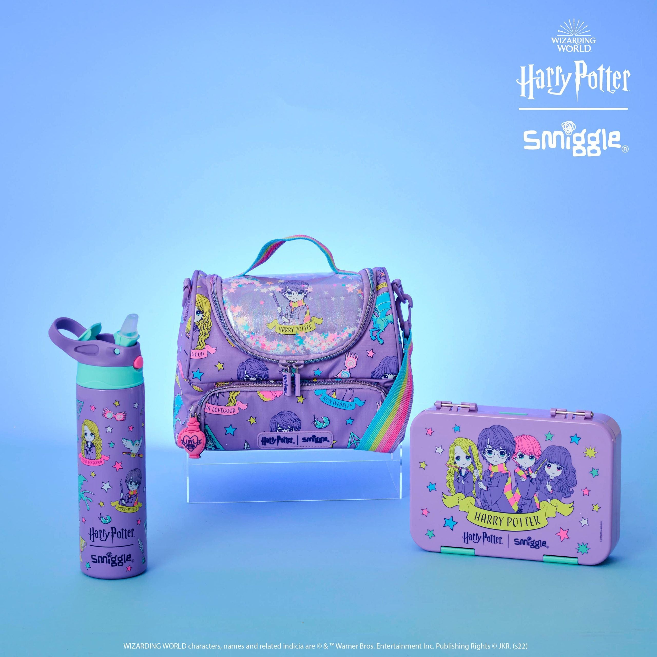 Smiggle - Harry Potter Orta Boy Bento Yemek Kutusu-Dinossi