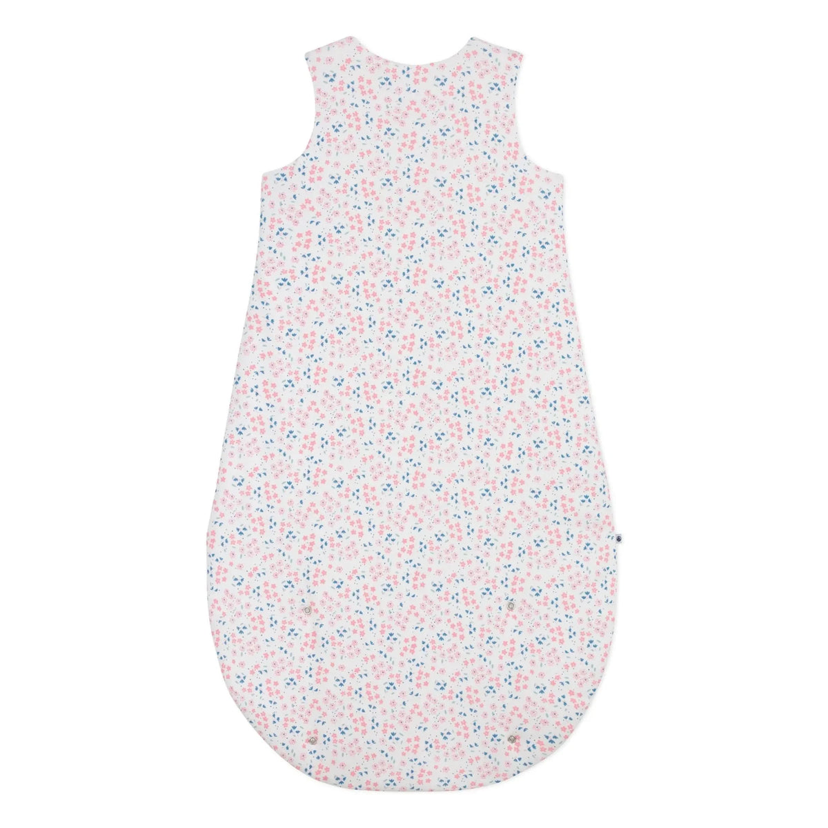 Petit Bateau - Fleurie ऑर्गेनिक कॉटन स्लीपिंग बैग | सफ़ेद