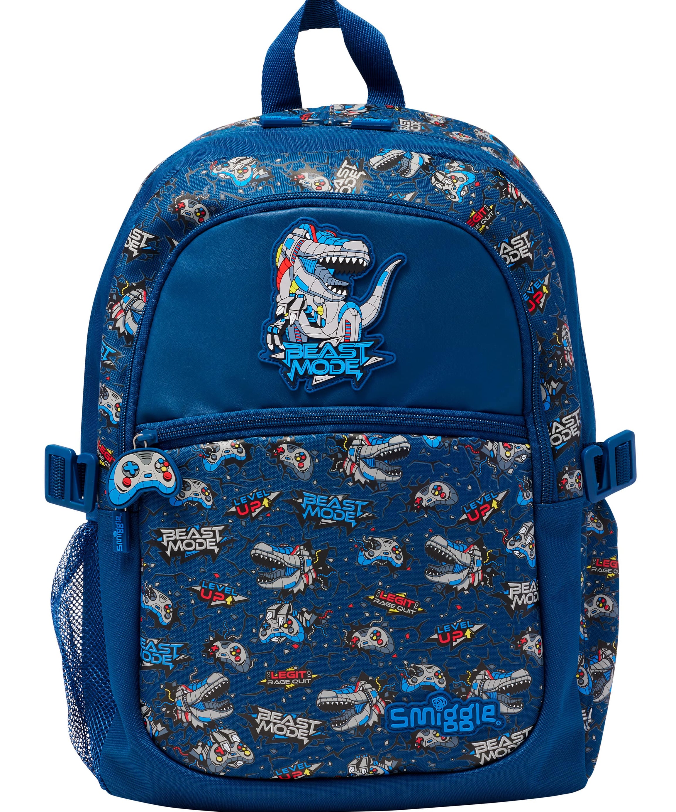 Smiggle - Fly High Klasik Okul Sırt Çantası-Dinossi