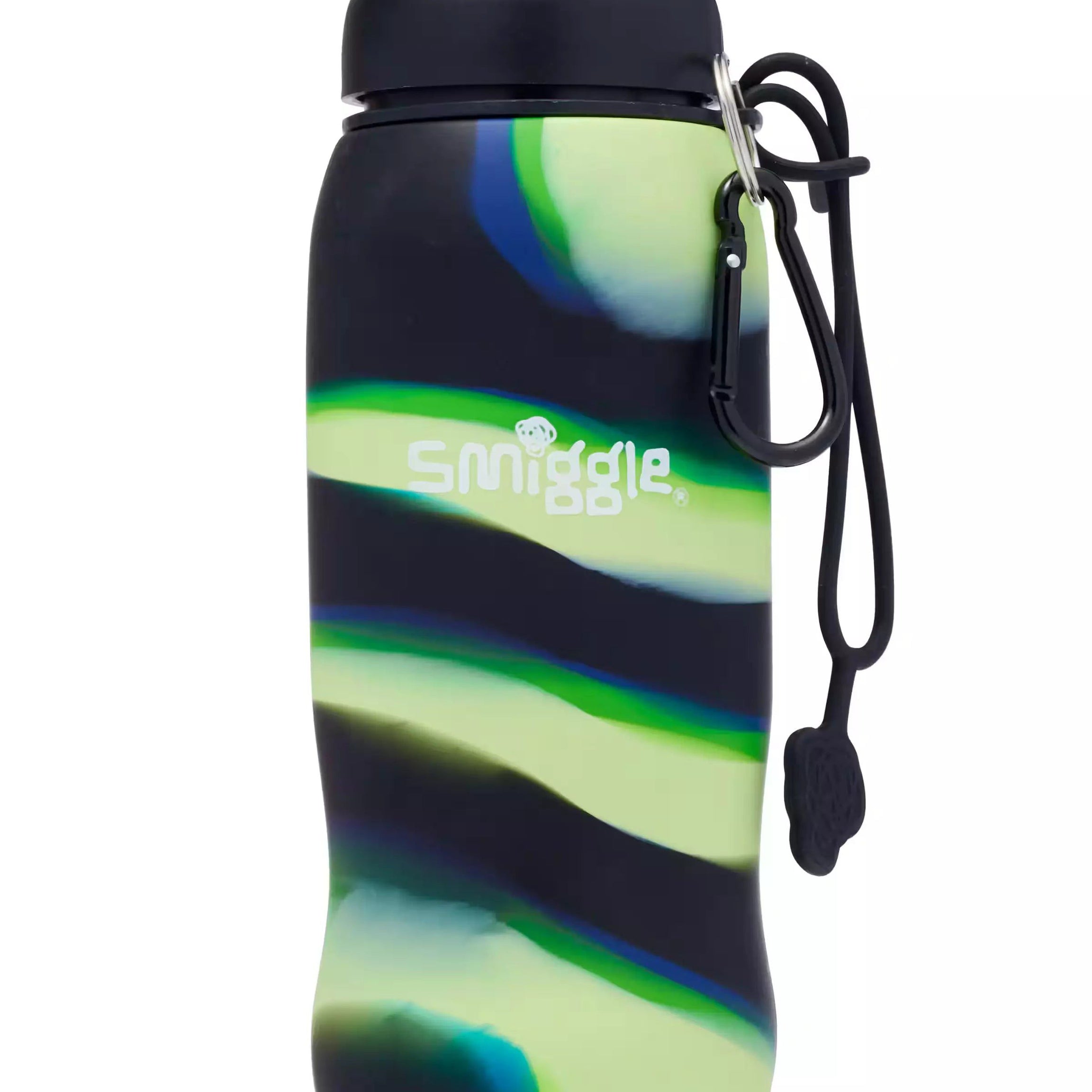 Smiggle - Freestyle Katlanabilir Pipetli 630ML Suluk-Dinossi