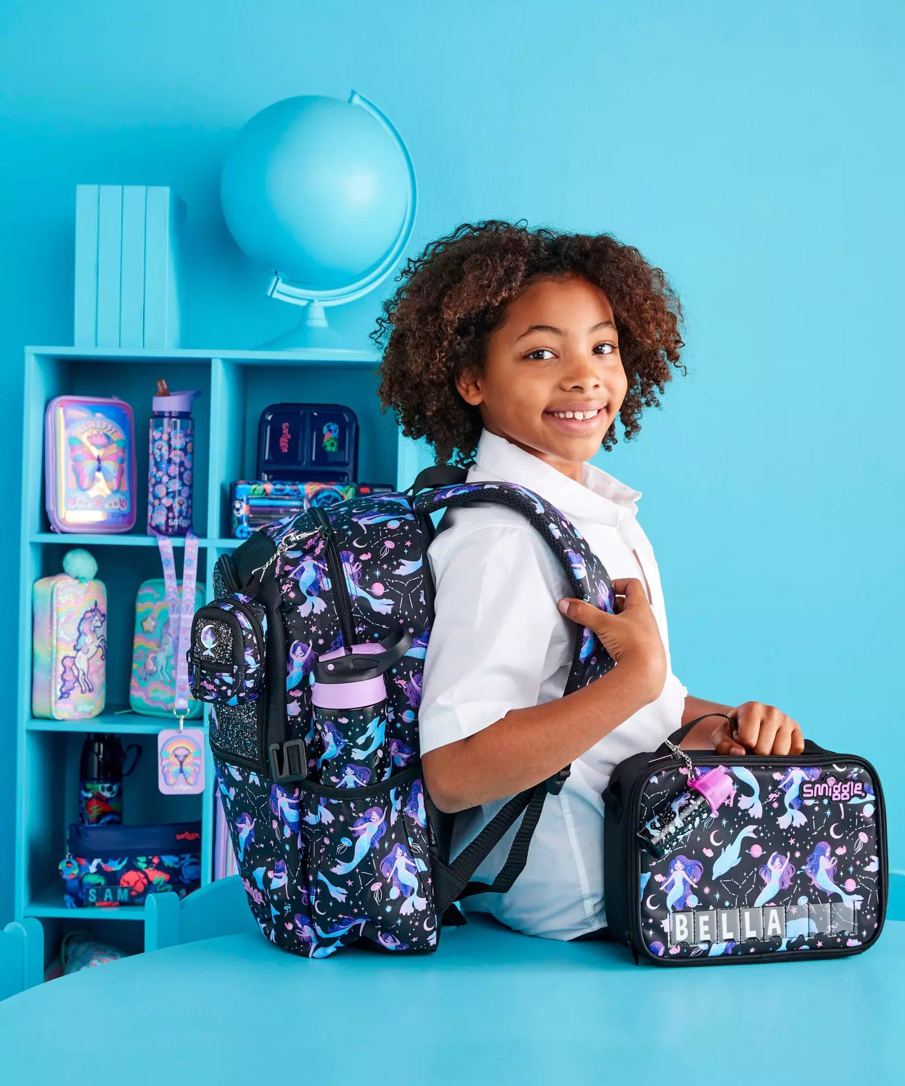 Smiggle – Limitless Klasik Okul Sırt Çantası-Dinossi