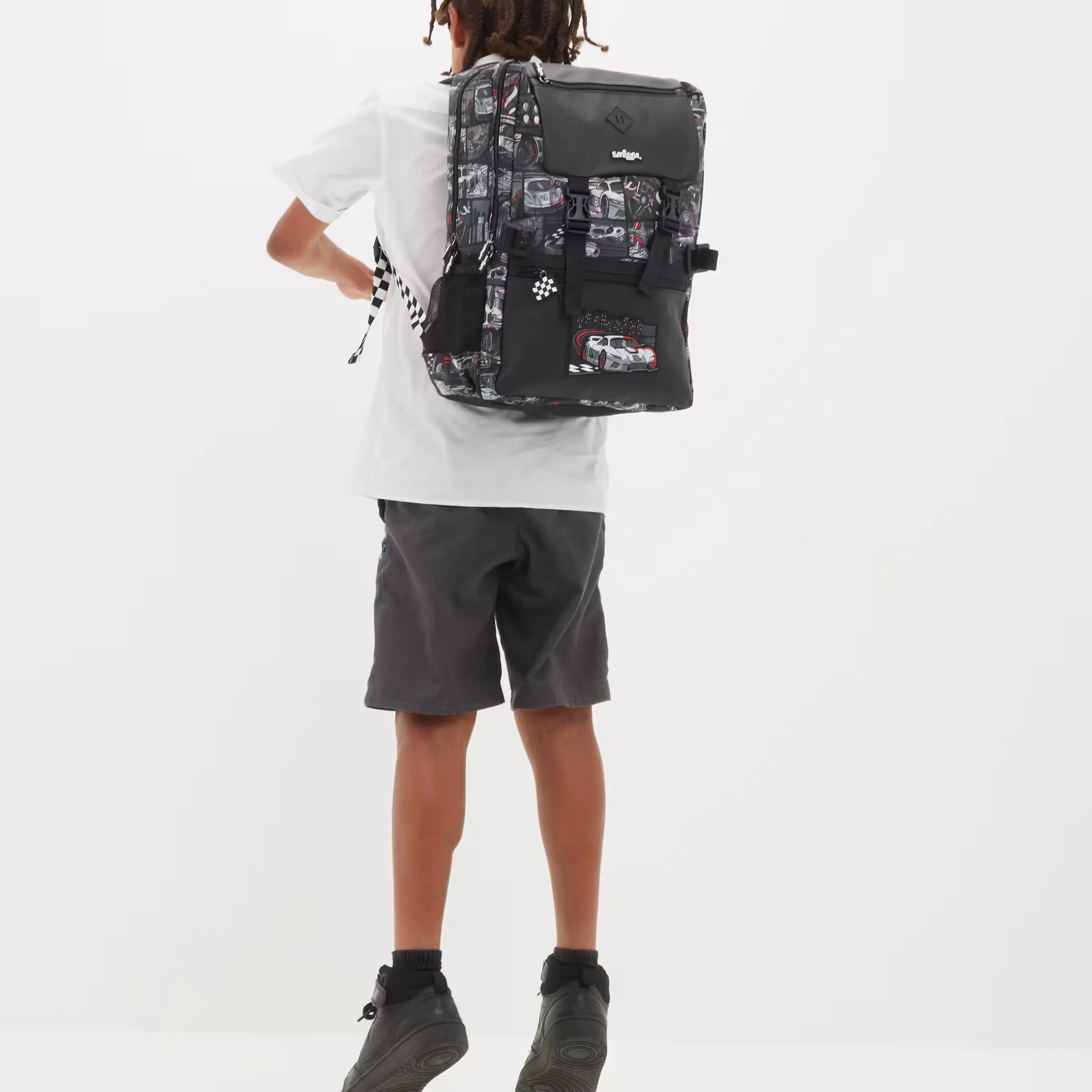 Smiggle - Limitless Ortaokul Sırt Çantası-Dinossi