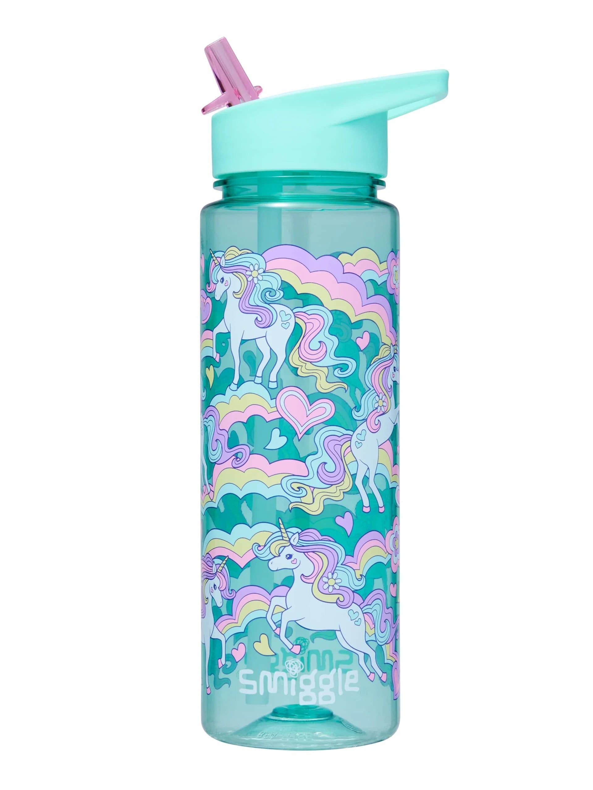Smiggle - Limitless BPAsız 650ML Pipetli Suluk-Dinossi