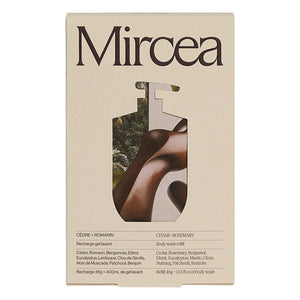 Mircea - देवदार और रोज़मेरी शावर जेल रिफिल - 400 मिली