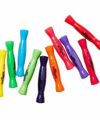 Smiggle - Bon Bon Şeker Kokulu Fosforlu Kalem Paketi X10-Dinossi