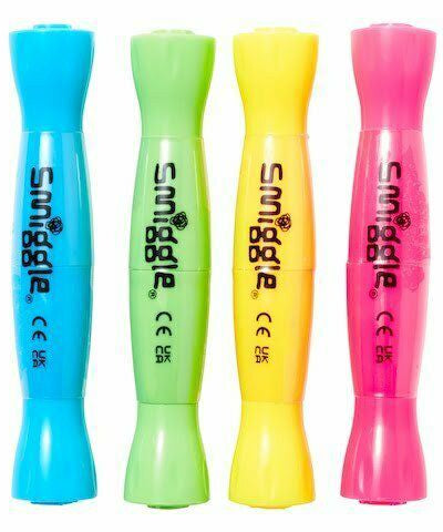 Smiggle – Bon Bon Şeker Kokulu Fosforlu Kalem Paketi X4-Dinossi