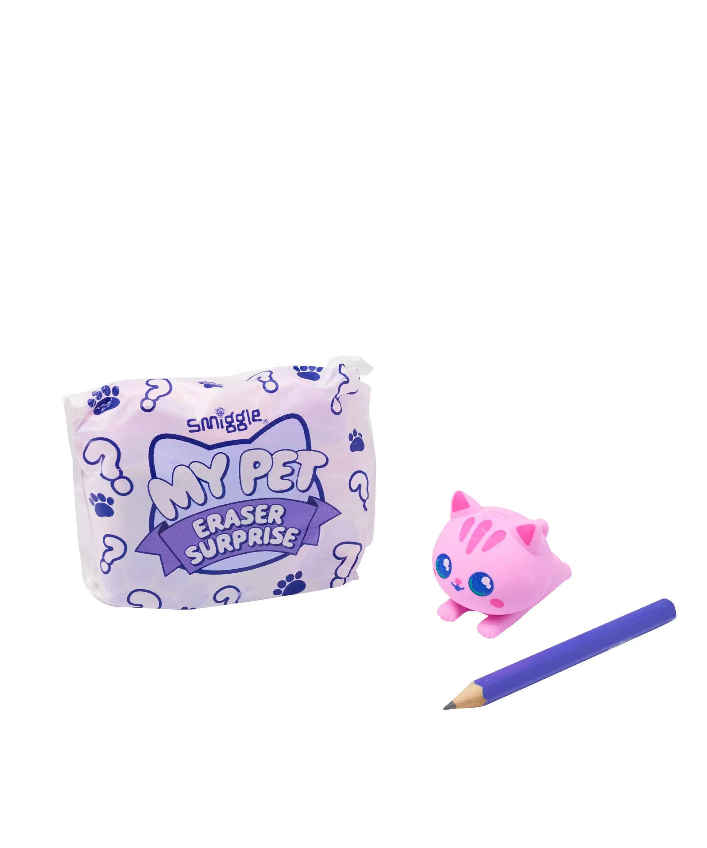 Smiggle - My Pet Sürpriz Kokulu Silgi Seti-Dinossi