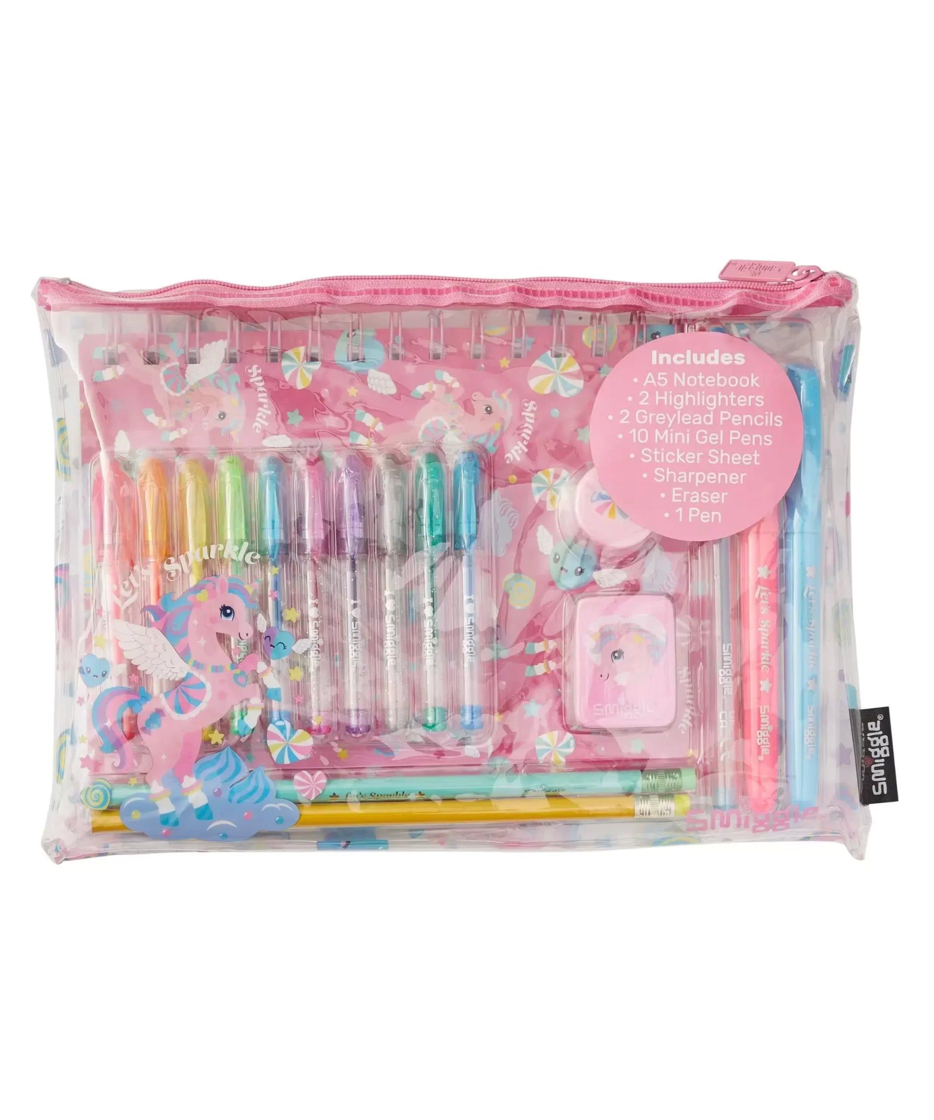 Smiggle - Kokulu A5 Defter ve Kırtasiye Seti-Dinossi