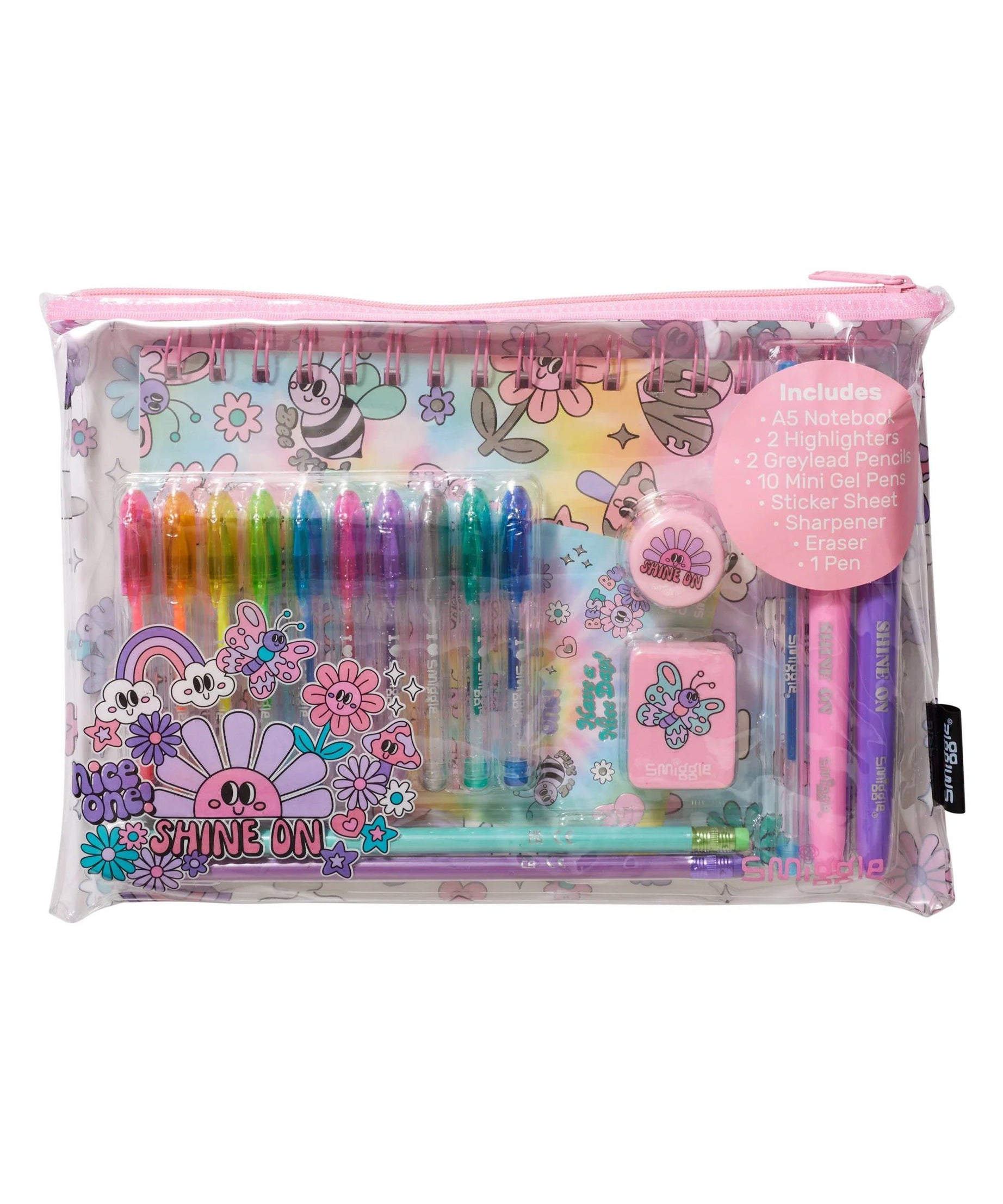 Smiggle - Kokulu A5 Defter ve Kırtasiye Seti-Dinossi