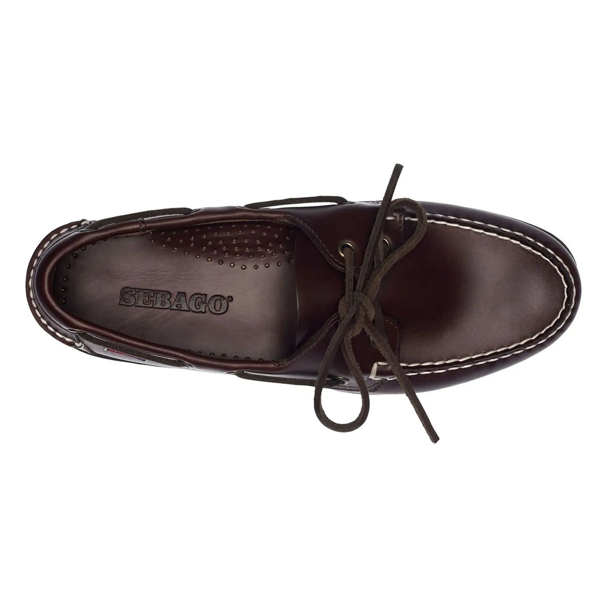 Sebago - Docksides पोर्टलैंड वैक्स लोफर्स | गहरा भूरा