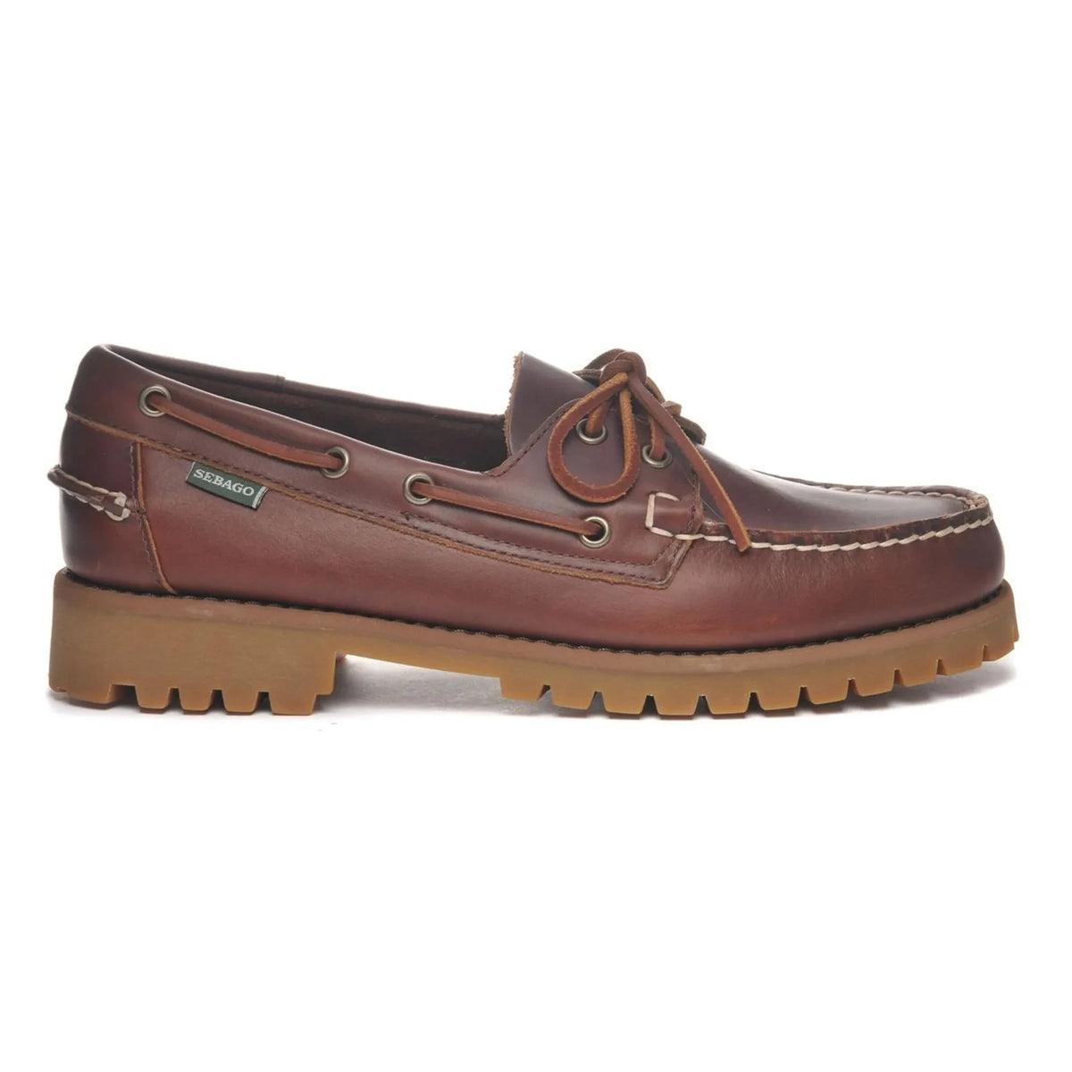 Sebago - Ranger Waxy मोकासिन | भूरा