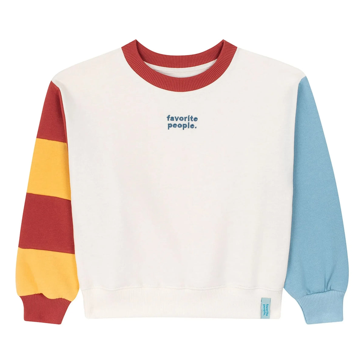 Favorite People - Arka Bahçe organik pamuklu sweatshirt | Beyaz