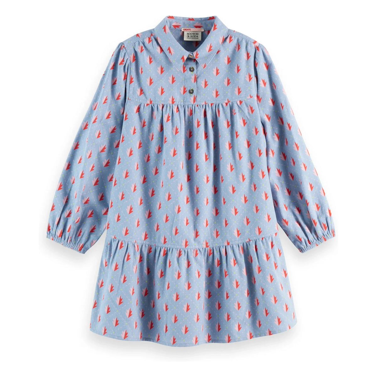 Scotch & Soda - Mavi Flanel Elbise