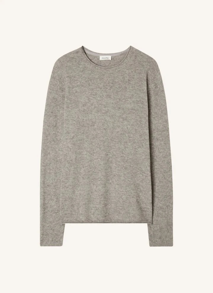 American Vintage - Ducksbay Yün ve Kaşmir Kazak | Heather grey
