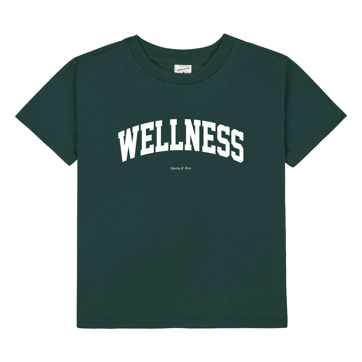 Sporty & Rich - Wellness Ivy टी-शर्ट रिसाइकल किया हुआ कॉटन | गहरा हरा
