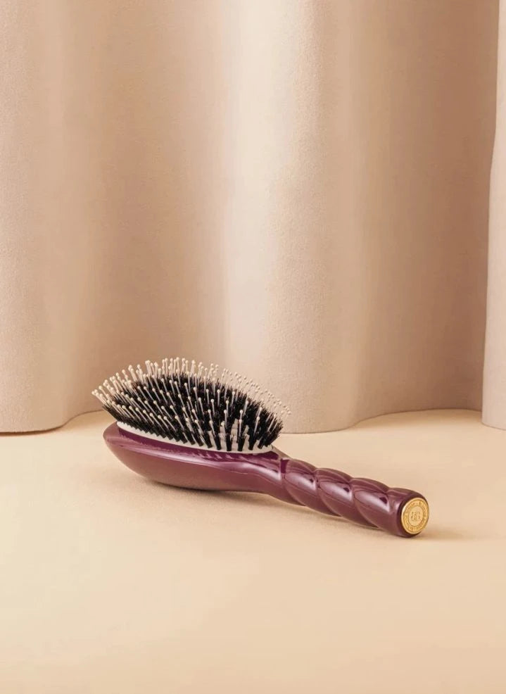 La Bonne Brosse - "L'Indispensable Douceur" Saç Fırçası No. 03 - Hassas Saç Derisi | Patlıcan