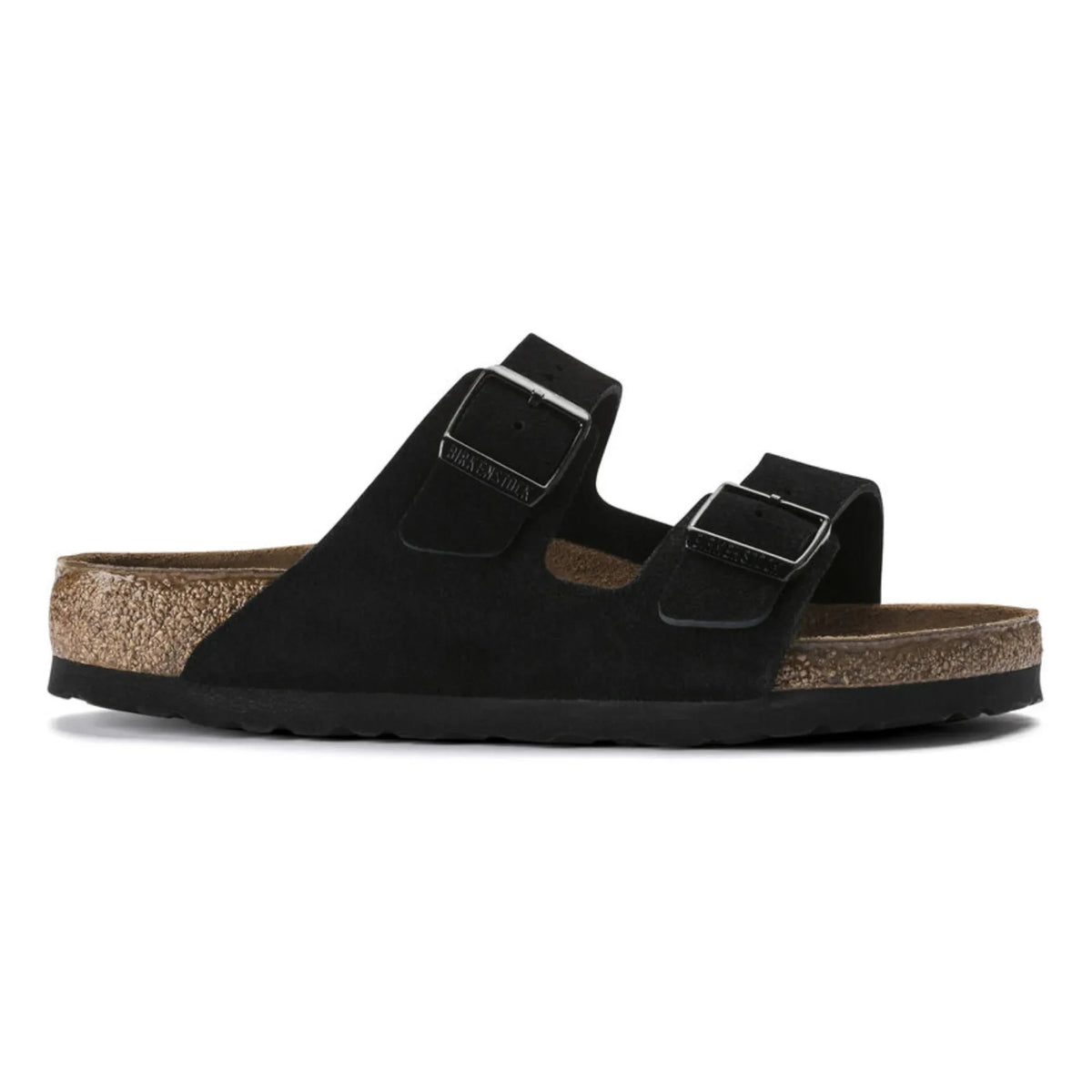BIRKENSTOCK - साबर और नबक एरिज़ोना सैंडल - वयस्क संग्रह | काला