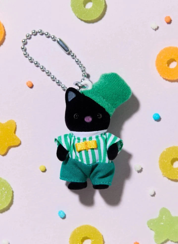 Sylvanian Families - İki Tonlu Kedi Anahtarlık - Zümrüt