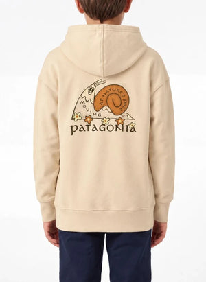 Patagonia - Logo Kapüşonlu Sweatshirt | Natural