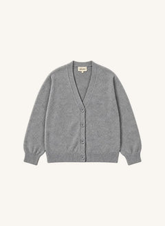 Smallable Man - Rodin Merino Yün Hırka | Heather Grey