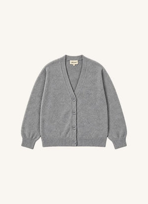Smallable Man - Rodin Merino Yün Hırka | Heather Grey